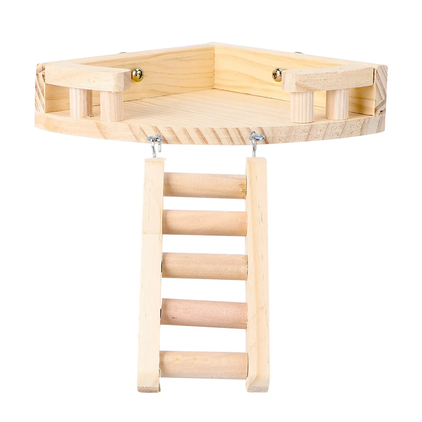 NUOLUX Hamster Wooden Platform Climbing Toys Rabbits Rabbit Base Restingtoy Exercise Rats Chinchillas Gerbils Kits Ladder