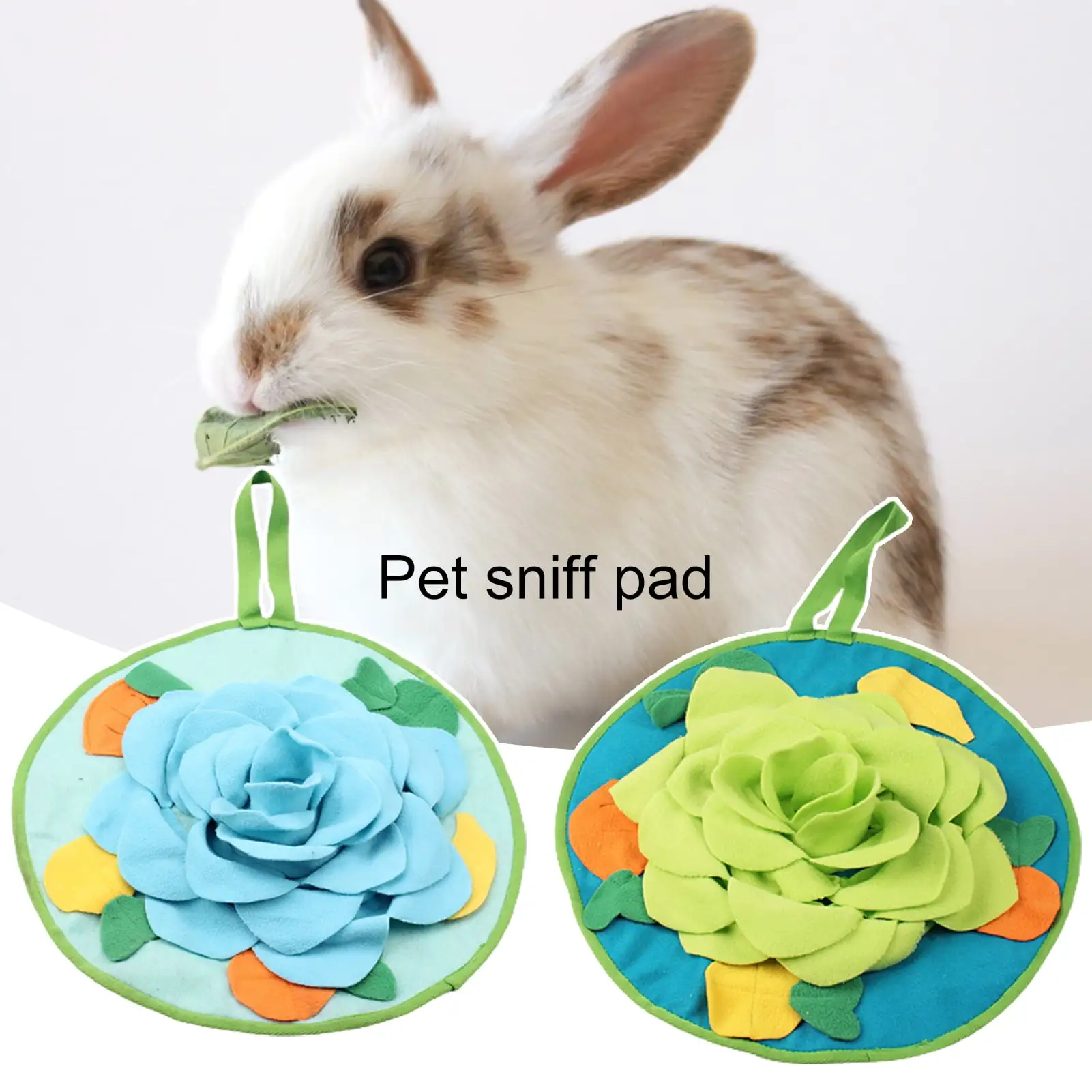 XINHUADSH Pet Snuffle Mat Comfortable Control Feeding Interactive Games Training Stress Relief Encourages Natural Mat for Home