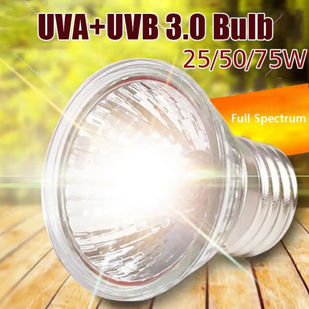 Naturegr 25/50/75W 110V E27 UVA+UVB Heat Heating Lamp Light Blub for Reptile Pet Brooder