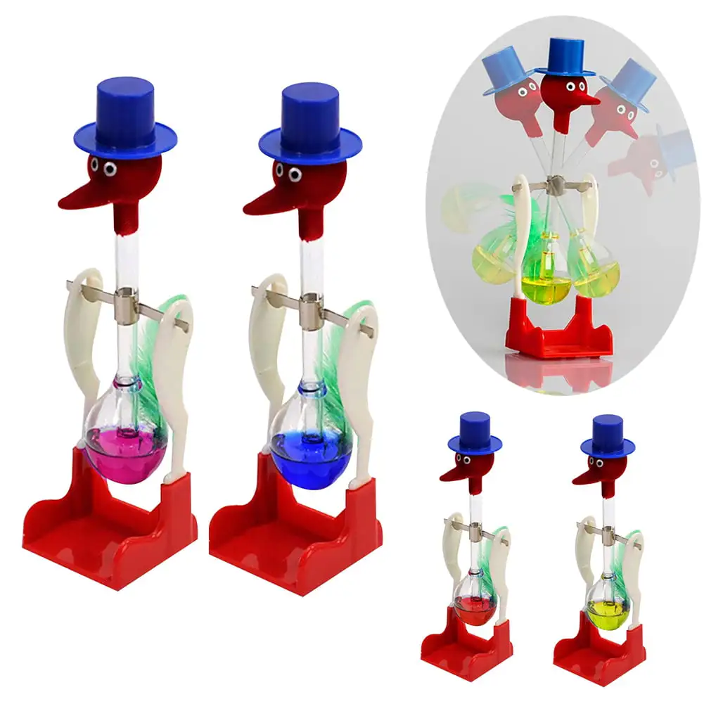 Wharick Original Drinking Bird Balance Bird drinking water Bird Educational Toys