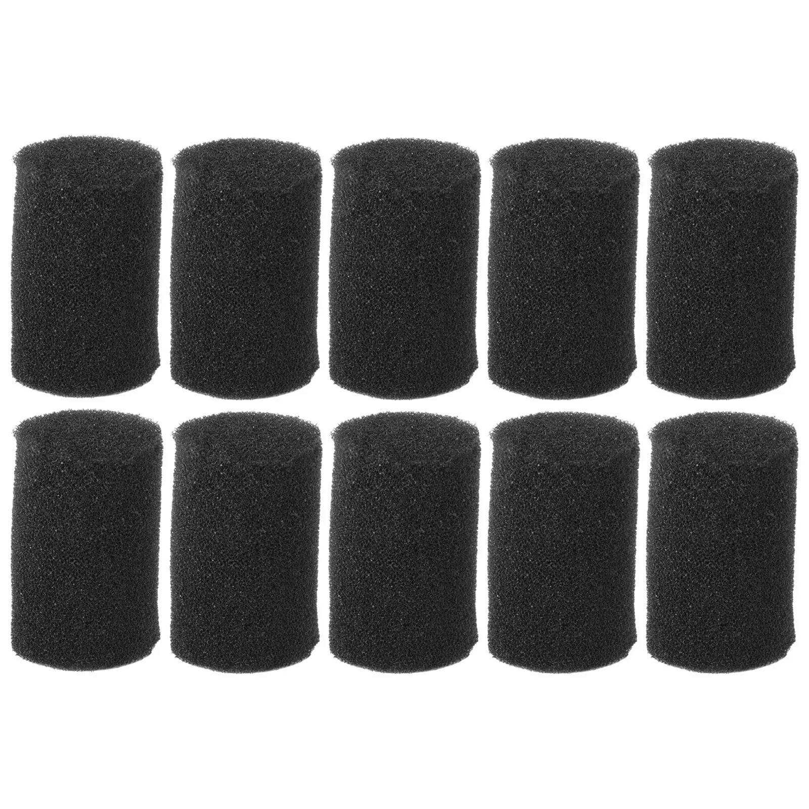 10 PCS Fish Tank Pre-Filter Sponge Roll Replacement Filters for Aquarium (15mm)