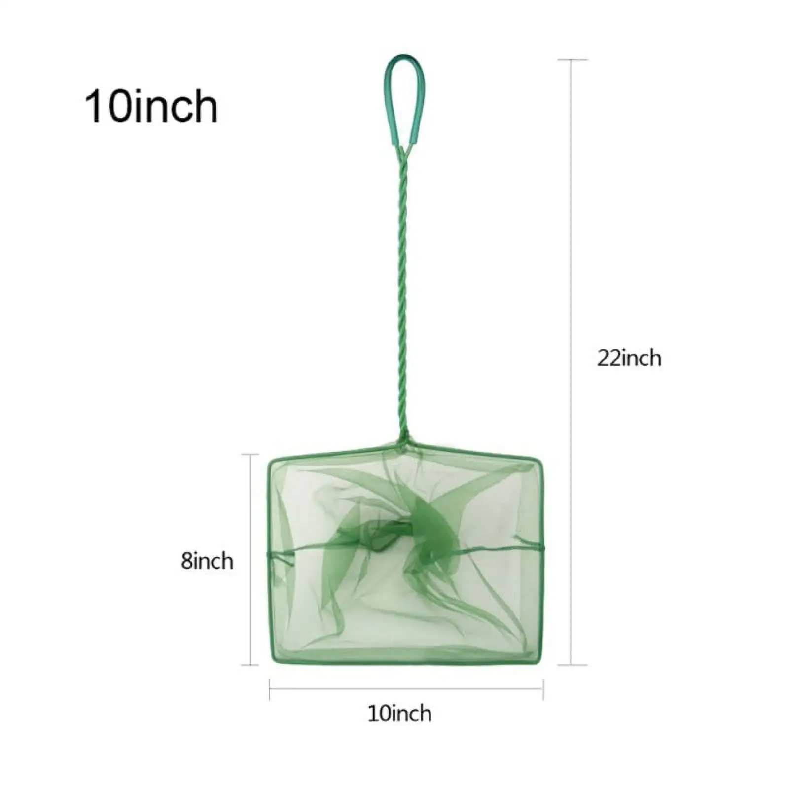 10 inch Aquarium Accessories Fish Net Fishingnets with Plastic Handle for Fish Tank