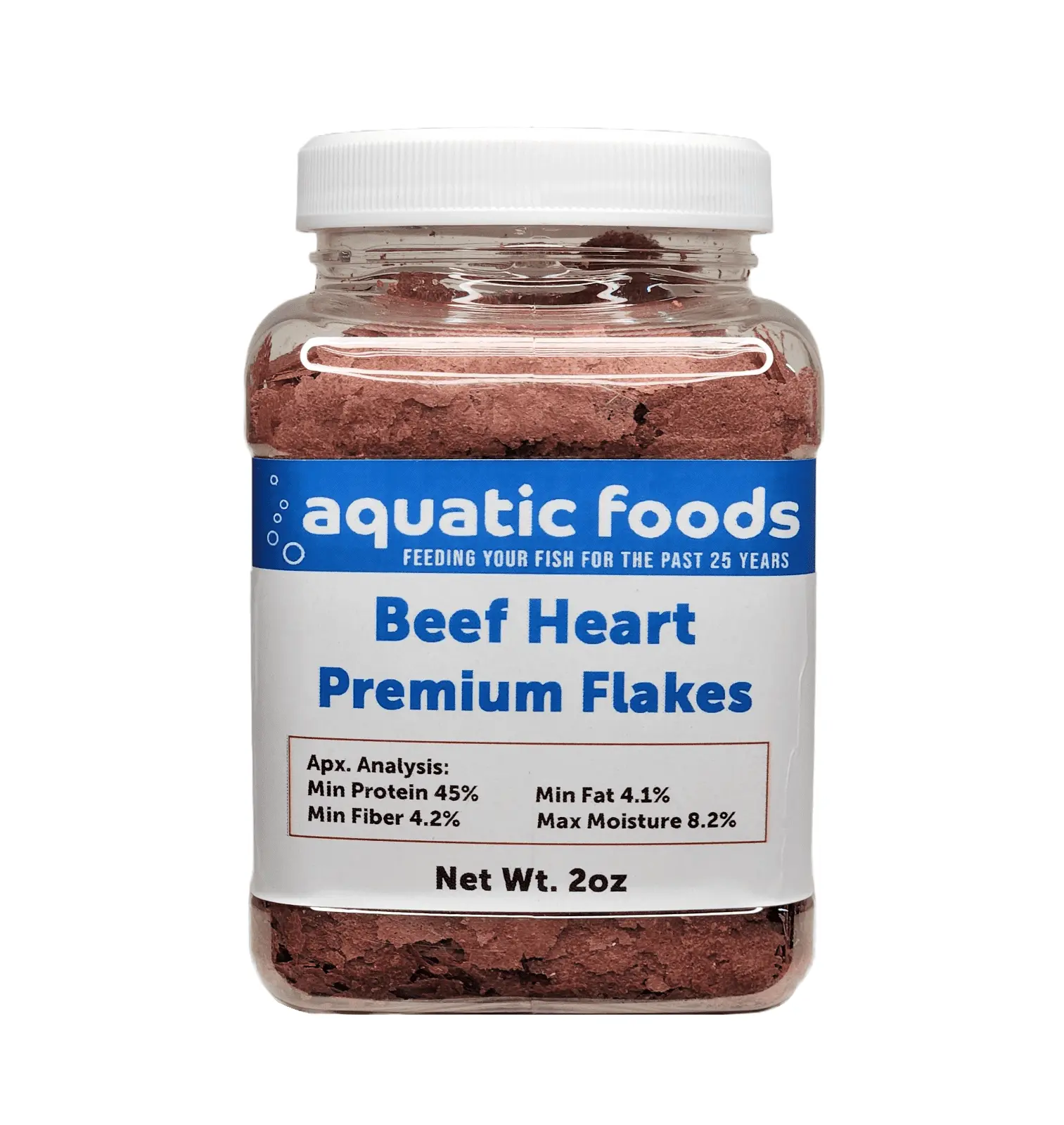 Beef Heart Enhanced Premium Flakes for Discus. Cichlids. All Tropical Fish. Aquatic Foods Premiun Flakesta?|2oz Small Jar