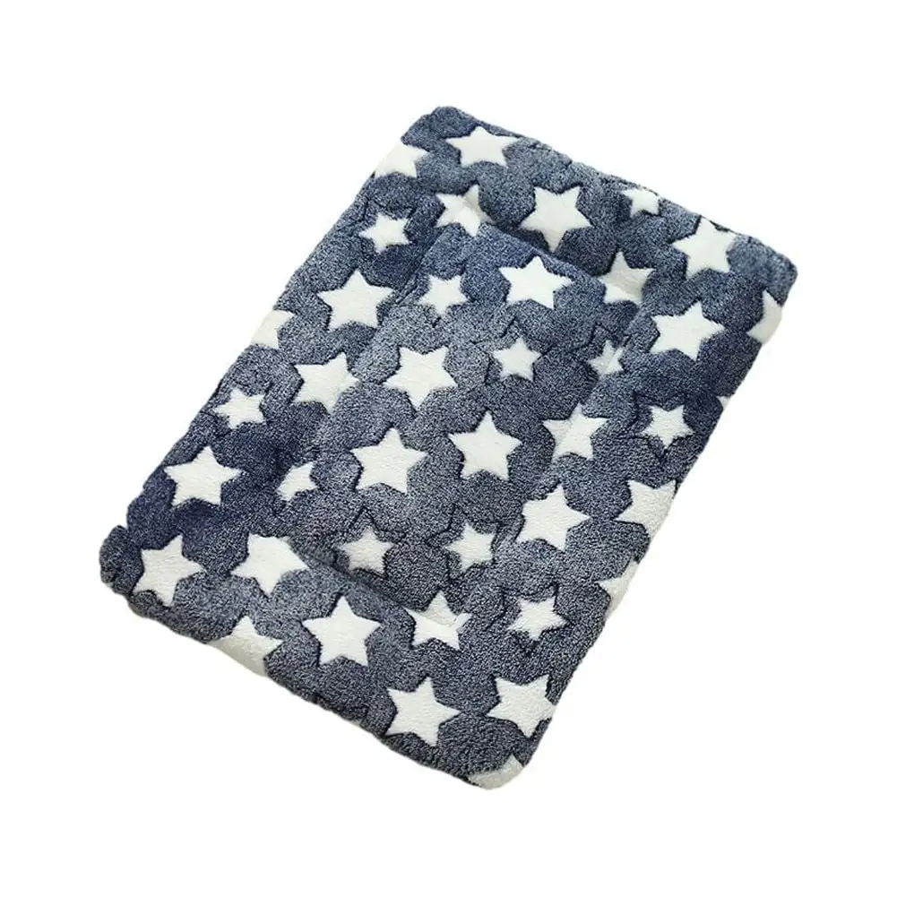 CSCHome Thickened Cat Bed Dog Bed Gray Star Pet Bed Mat Home Puppy Rug Keep Warm Sleeping Cover(Gray)