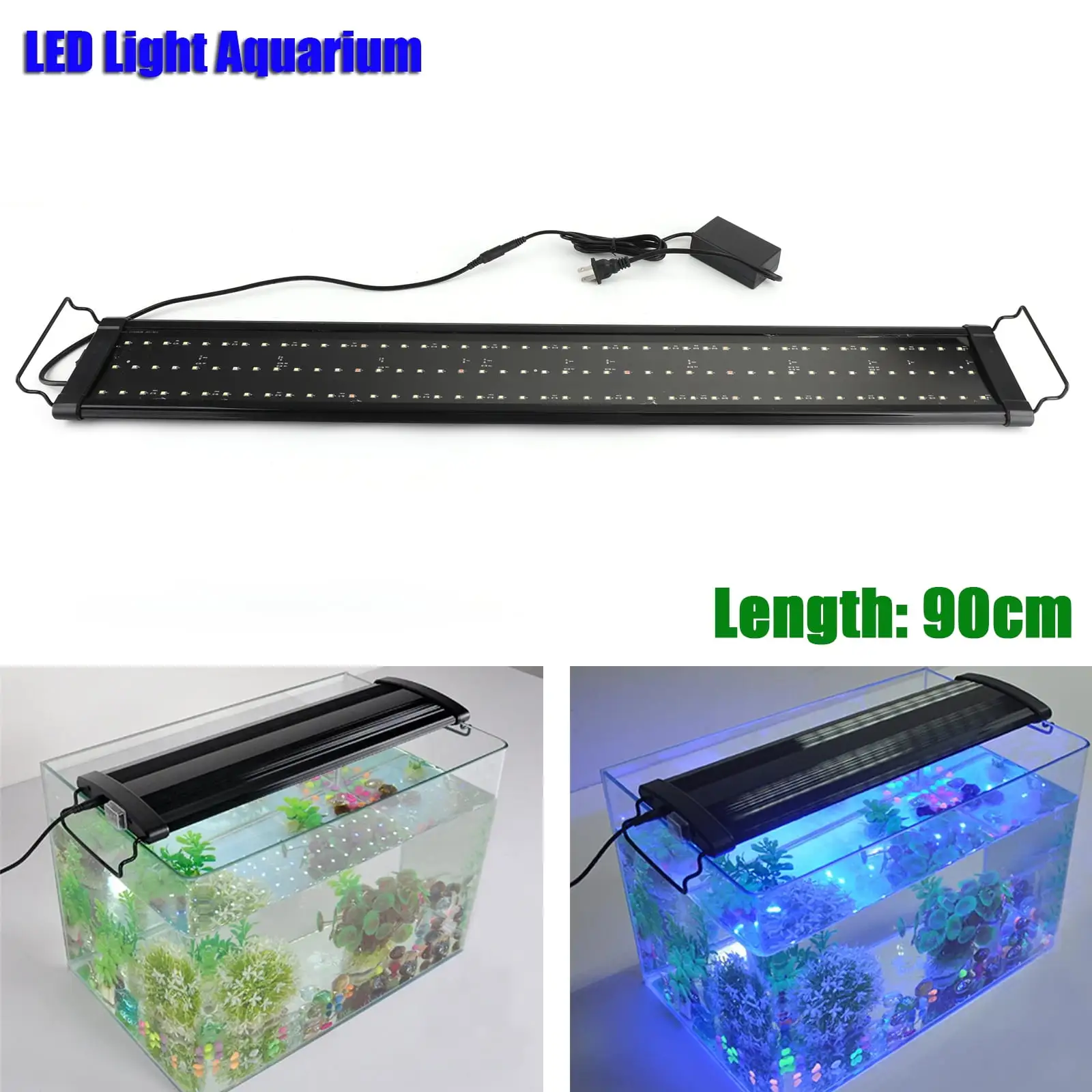 12-48 Full Spectrum LED Aquarium Light for Fish Tank. Plant ?C Energy Efficient 0.5W. Adjustable modes