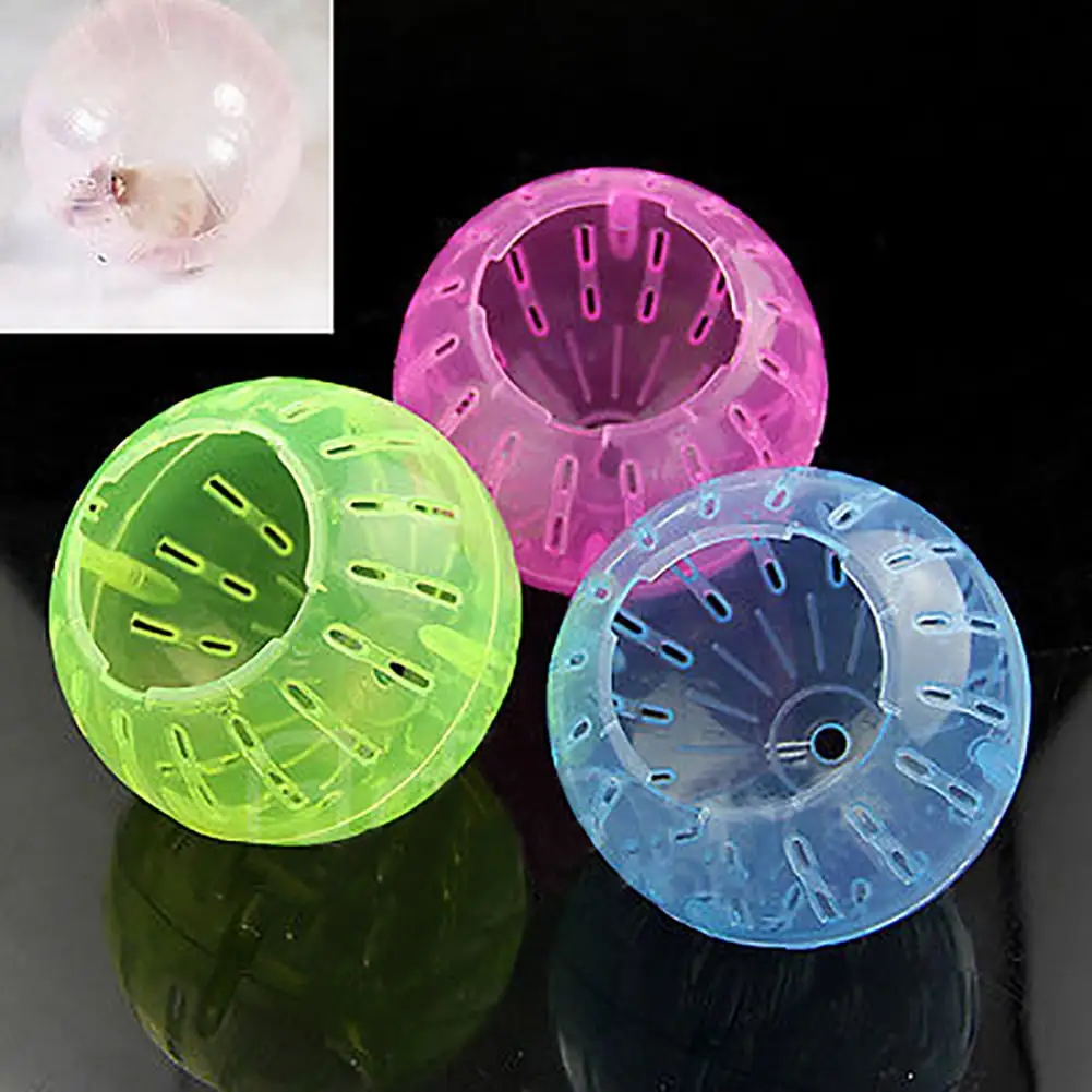 Anvazise Pet Supply Rodent Mice Jogging Hamster Gerbil Rat Toy Plastic Exercise Ball