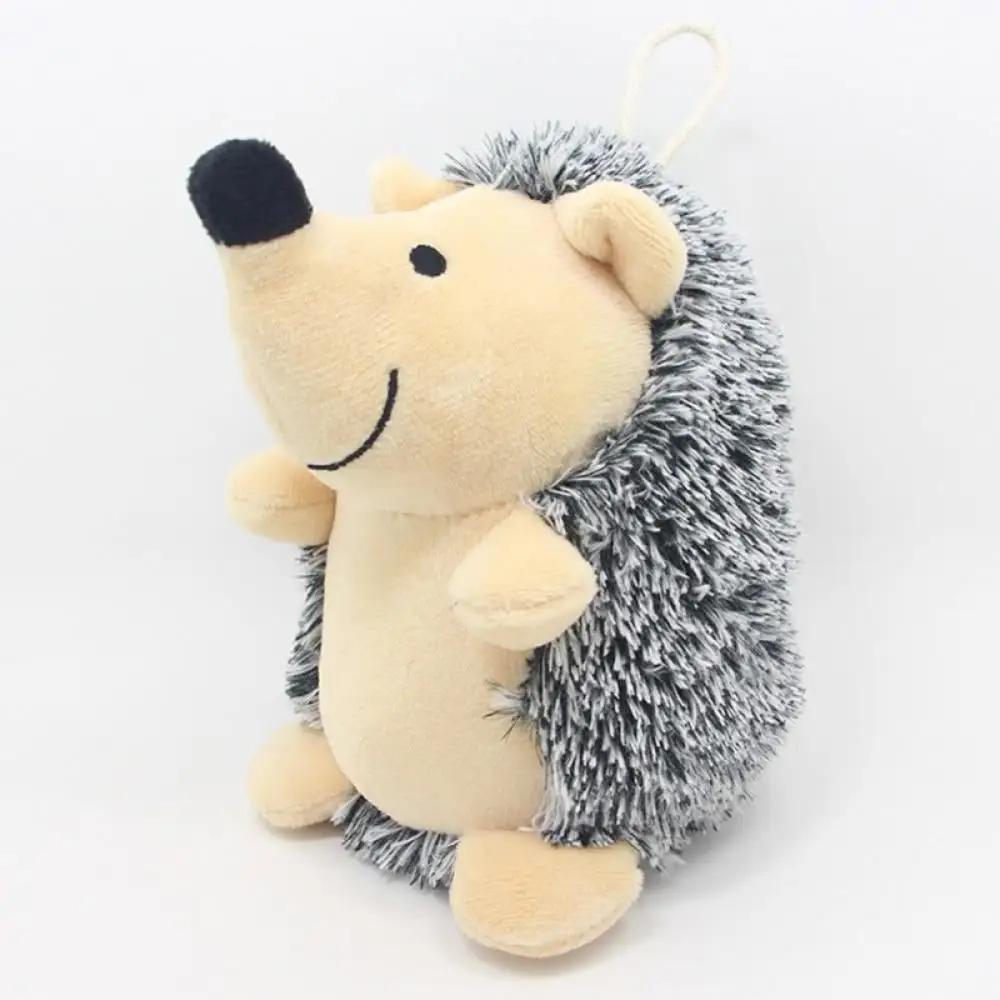 Dog Squeaky Toys. Cute Hedgehog Stuffed Plush Dog Toys for Puppy Teething. Interactive Dog Chew Toys for Small and Medium Dogs Training and Reduce Boredom