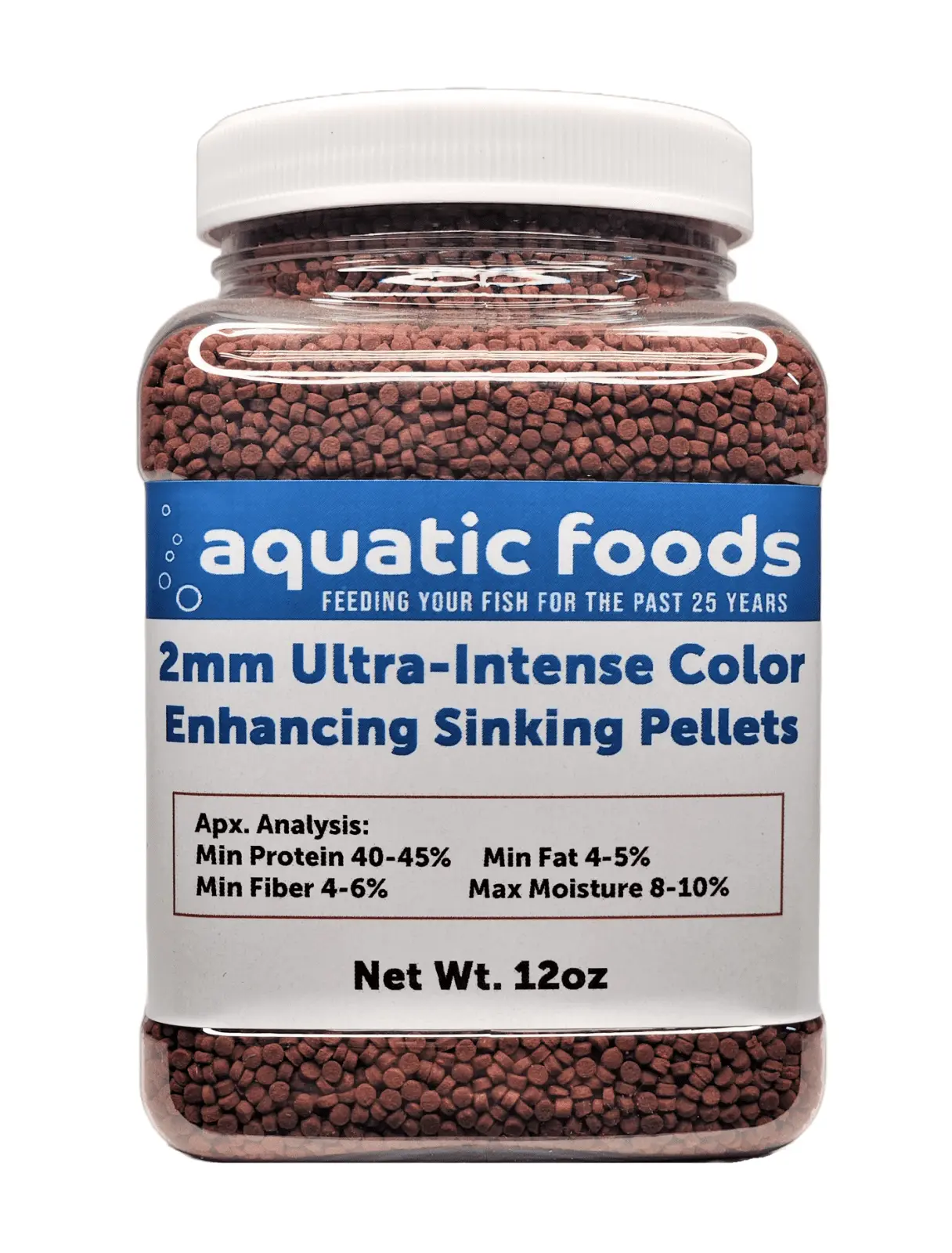 2mm Ultra-Intense Red Color Enhancing Sinking Pellets for Shrimp. Snails. Crayfish. Catfish. All Bottom Fish. Small Discus. Cichlids Community Fish. All Tropical and Pond Fisha?|12oz Small Jar