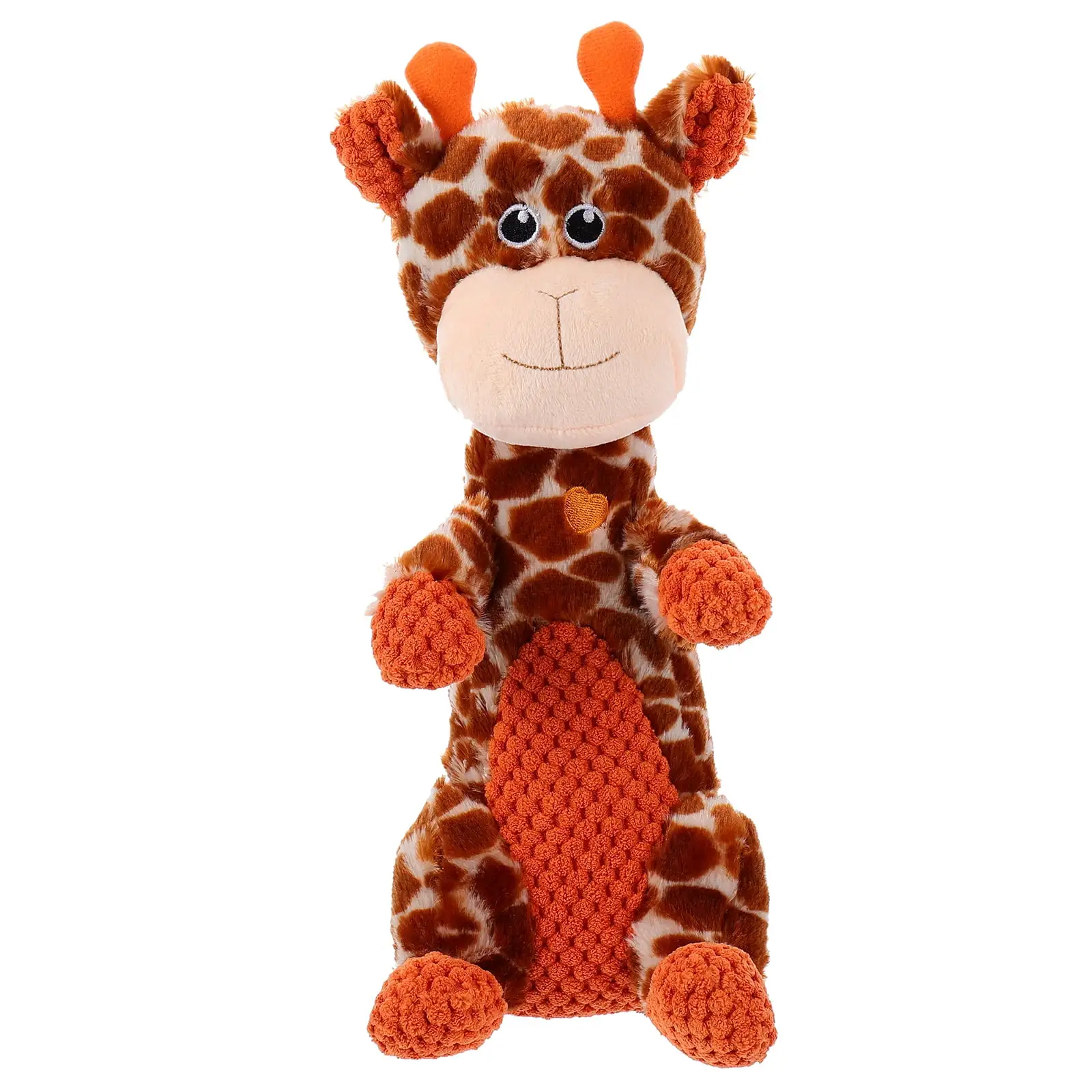 NUOLUX Dog Chew Toy Giraffe Shape Plush Sounding Toy For Boredom Entertainment