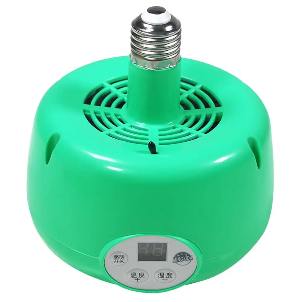 1pc Chicken Breeding Heating Lamp Heater Fan Heat Light Heat Emitter (Green)