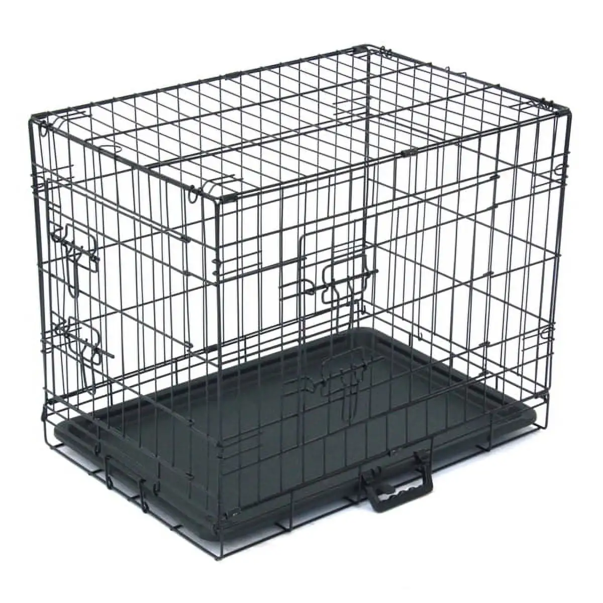 24 Pet Kennel Cat Dog Folding Steel Crate Animal Playpen Wire Metal