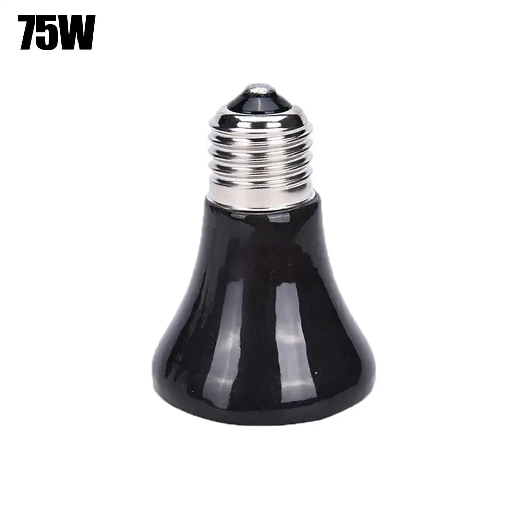 25-75W Pet Reptile Breed Ceramic Heat Emitter Heater Light Brooder Lamp Bulb