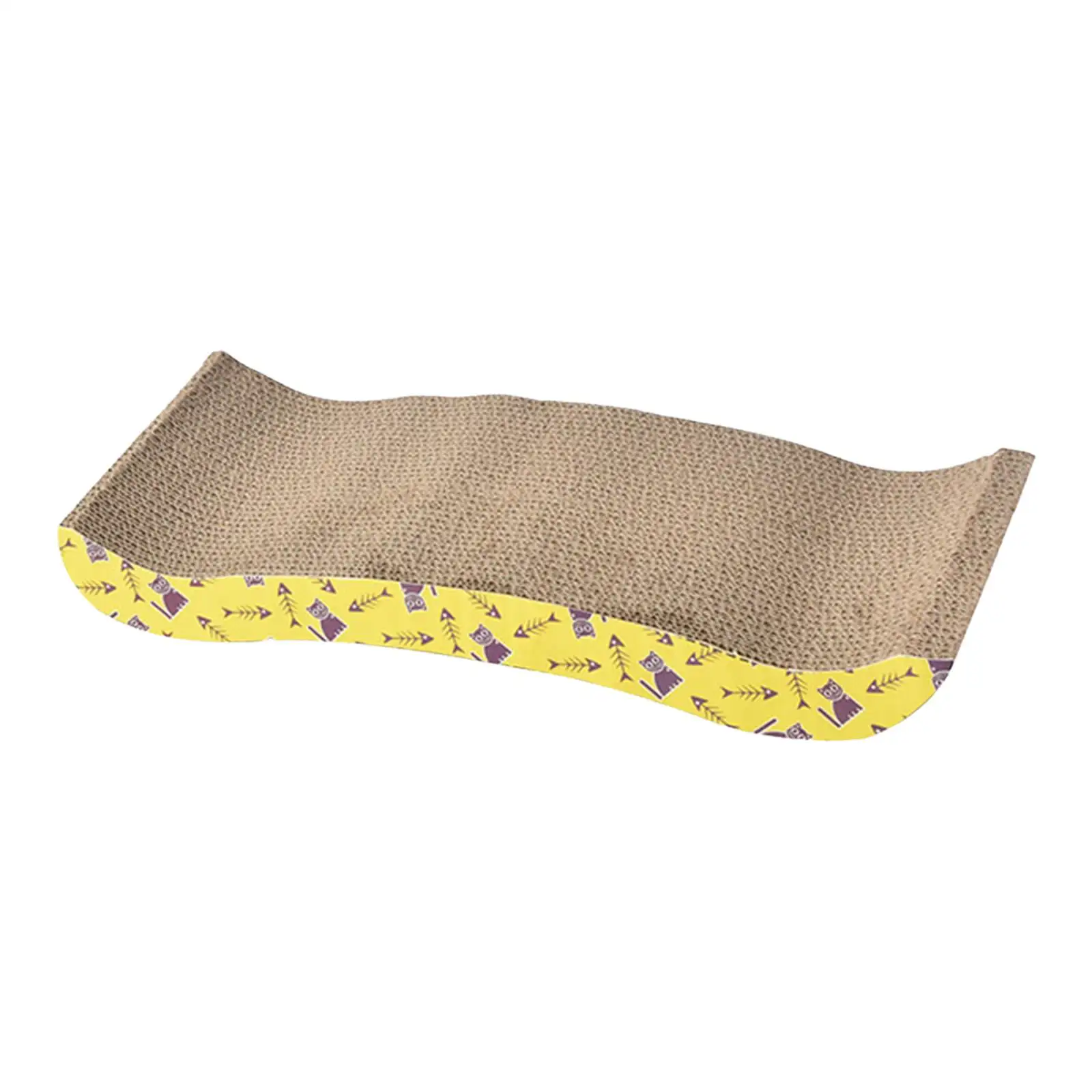 Cat Scratchers Cardboard Scratching Lounge Beds Play Kitten Scratch Pad Nest W 44.5x21x5.5cm