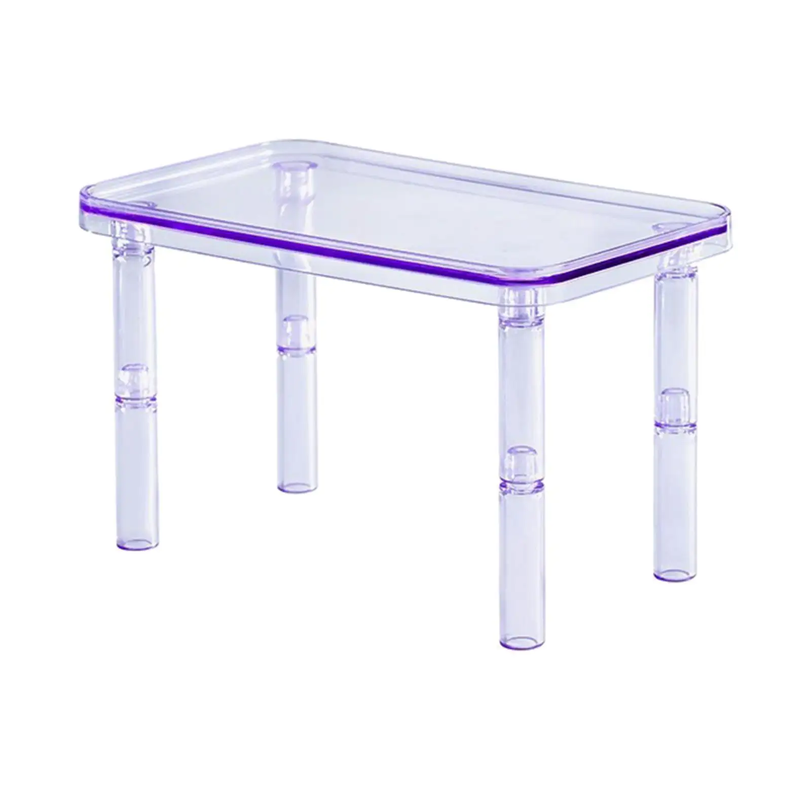 Hamster Platform with Pillars Small Animals Platform for Rat Parrot Squirrel Violet