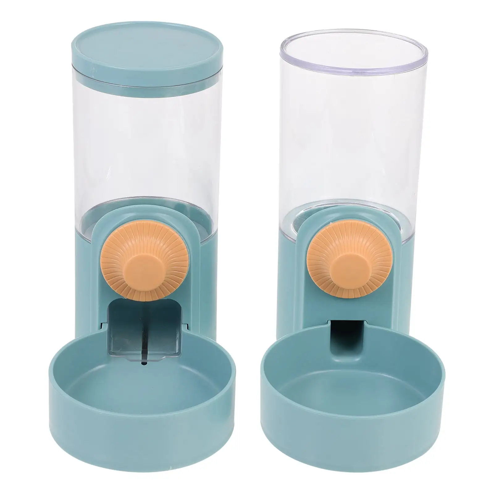 2Pcs Hanging Automatic Food Water Dispenser Pet Auto Feeder for Rabbit Cat Dog