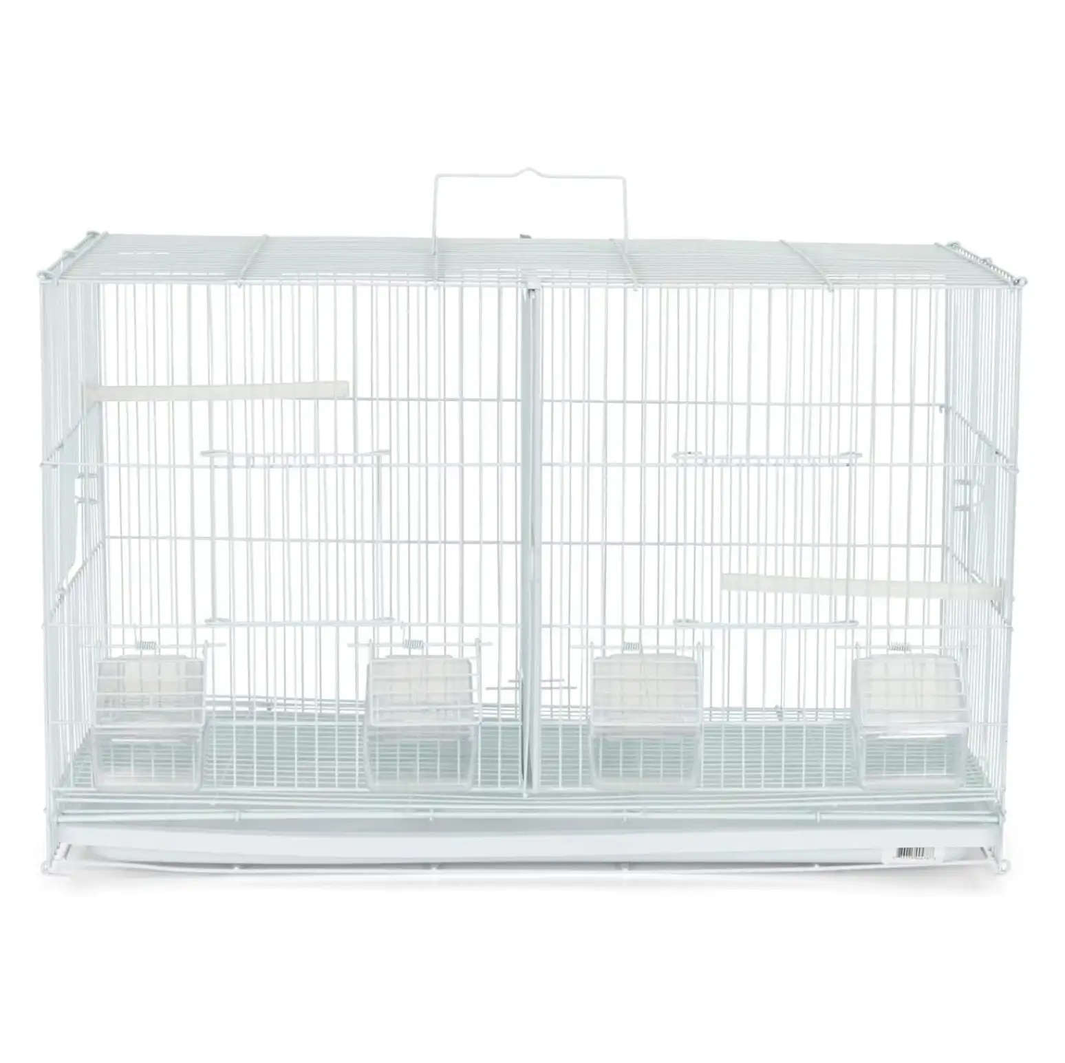 3/8-Inch Canary Finch Breeding Cage 2414. Small. White