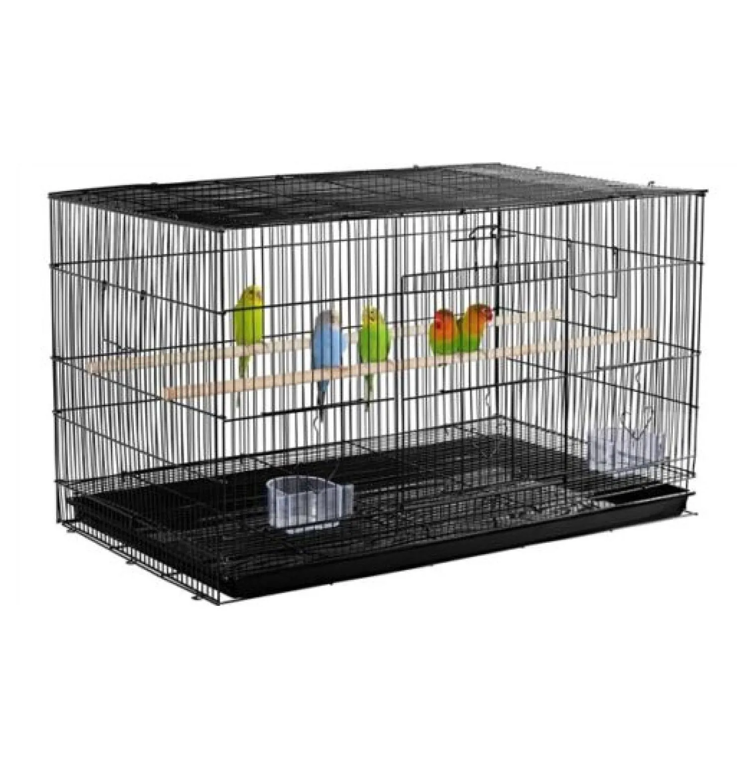 30'' Length Flight Cage Iron Flight Parrot Cage for Small Parrots Parakeets