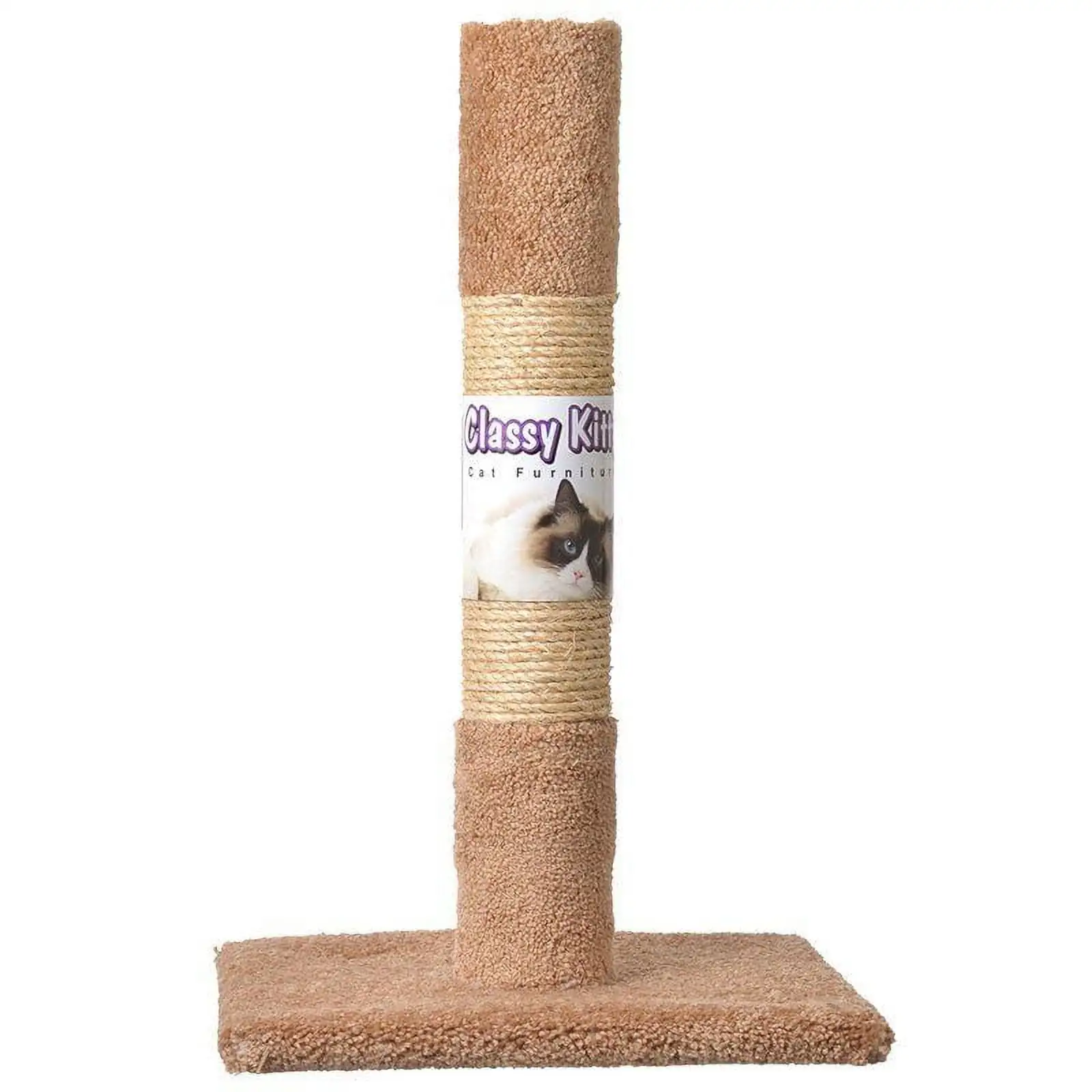 30 Multi-Material Cat Scratching Post (Colors May Vary)