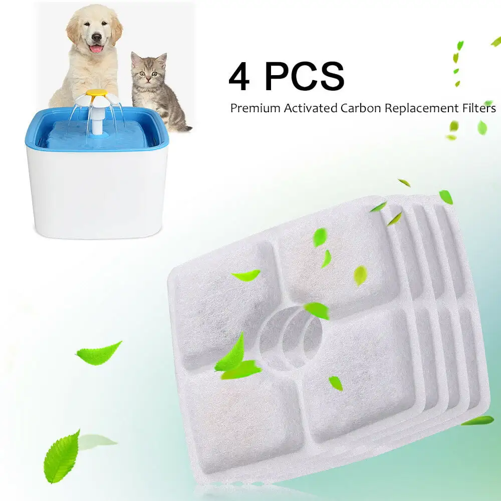 SHANNA Replacement Filters for 84oz/2.5L Automatic Pet Fountain Cat Water Fountain Dog Water Dispenser