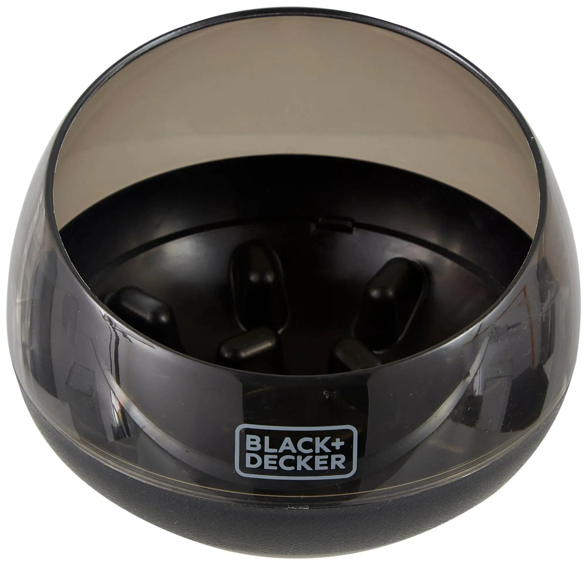 Black & Decker Rocking Slow Feeder Dog Bowl One Size Black