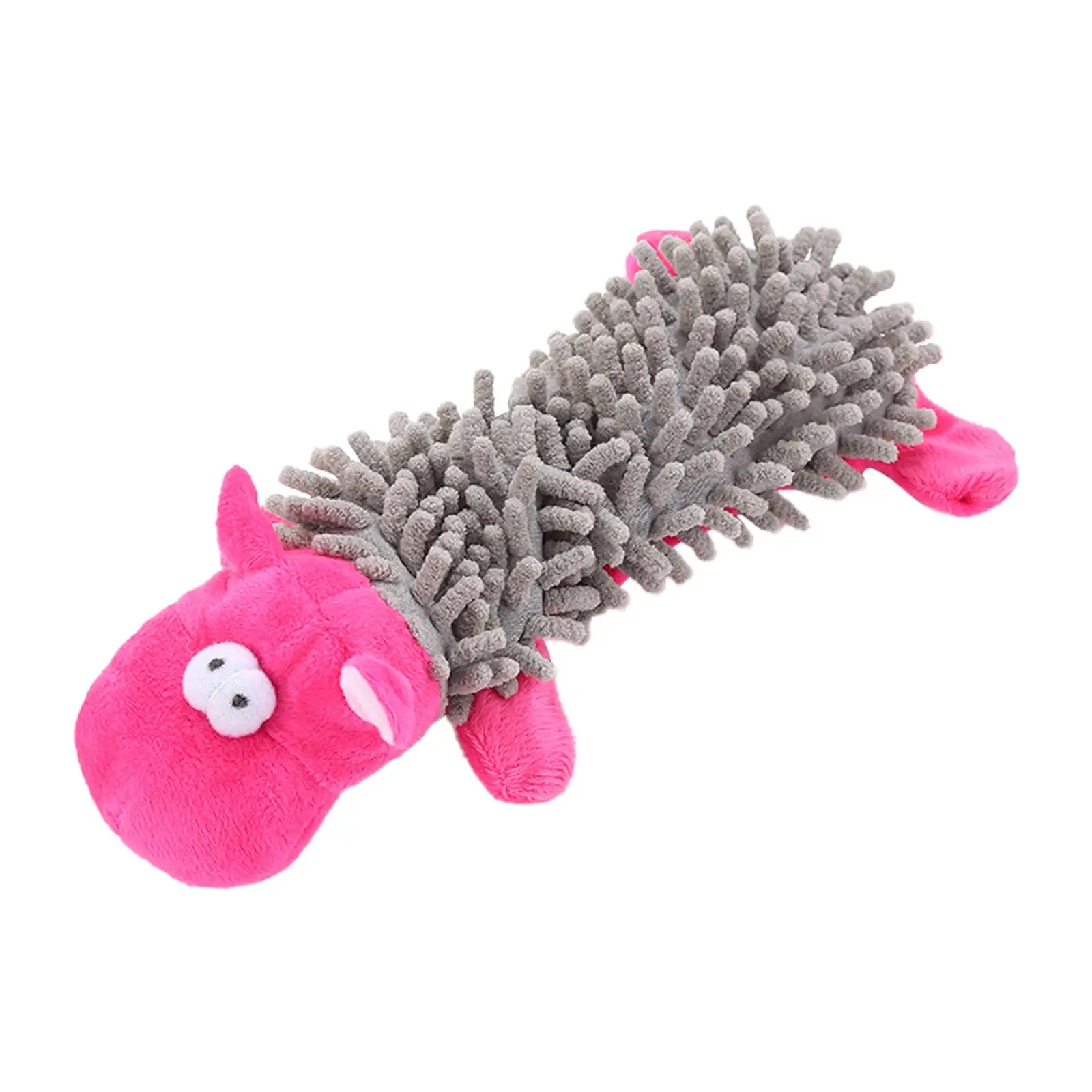 Animals Upgrade Interactive Squeaky Dog Toys Plush Puppy Chew Toys Giggle Dog Balls Durable For Tug Pet Toys For Small Dogs Xmas New Year Gifts