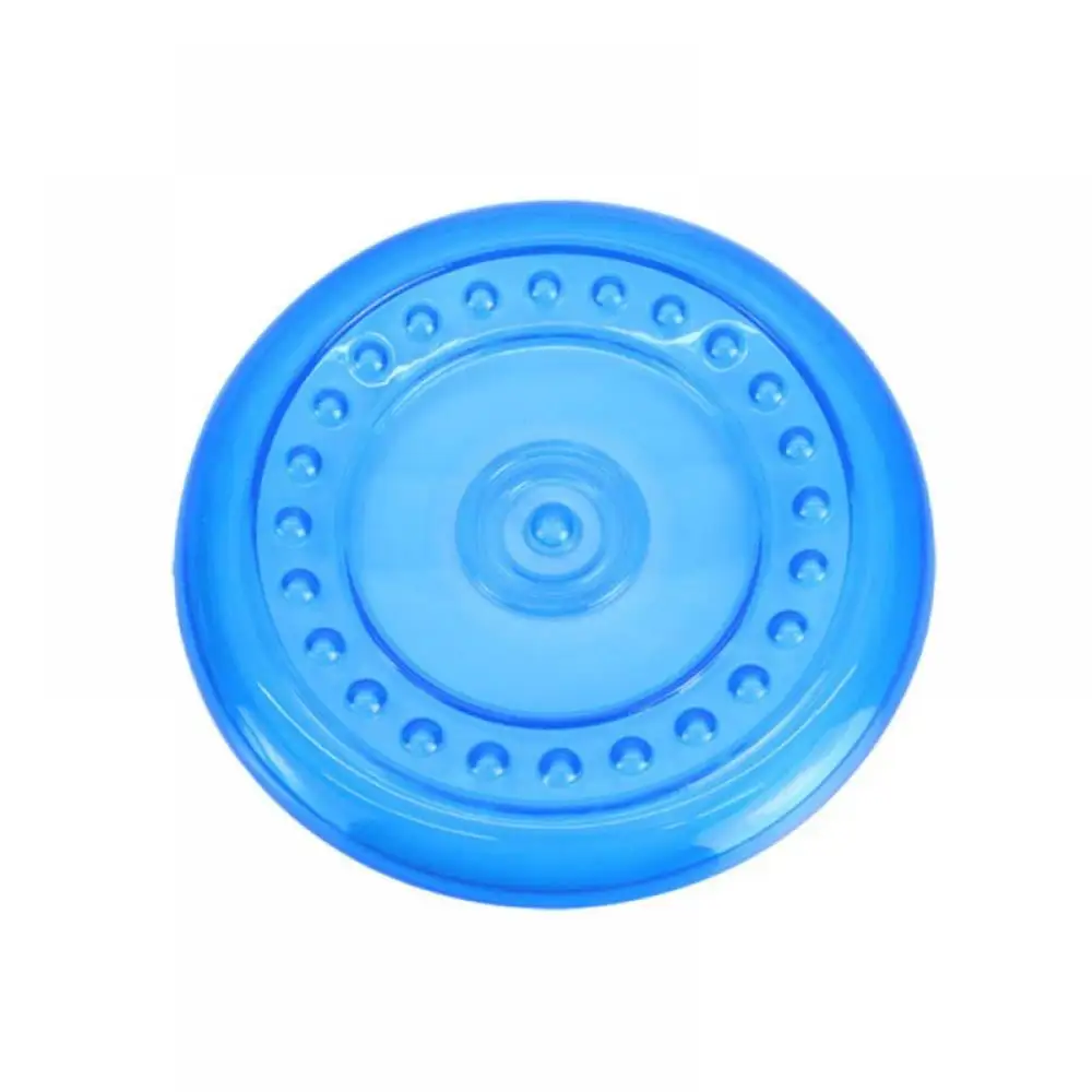 TPR Outdoor Pet Dog Discs Dog Flying Discs Trainning Puppy Toy Rubber Fetch Flying Disc Training Dog Chew Teeth Clean