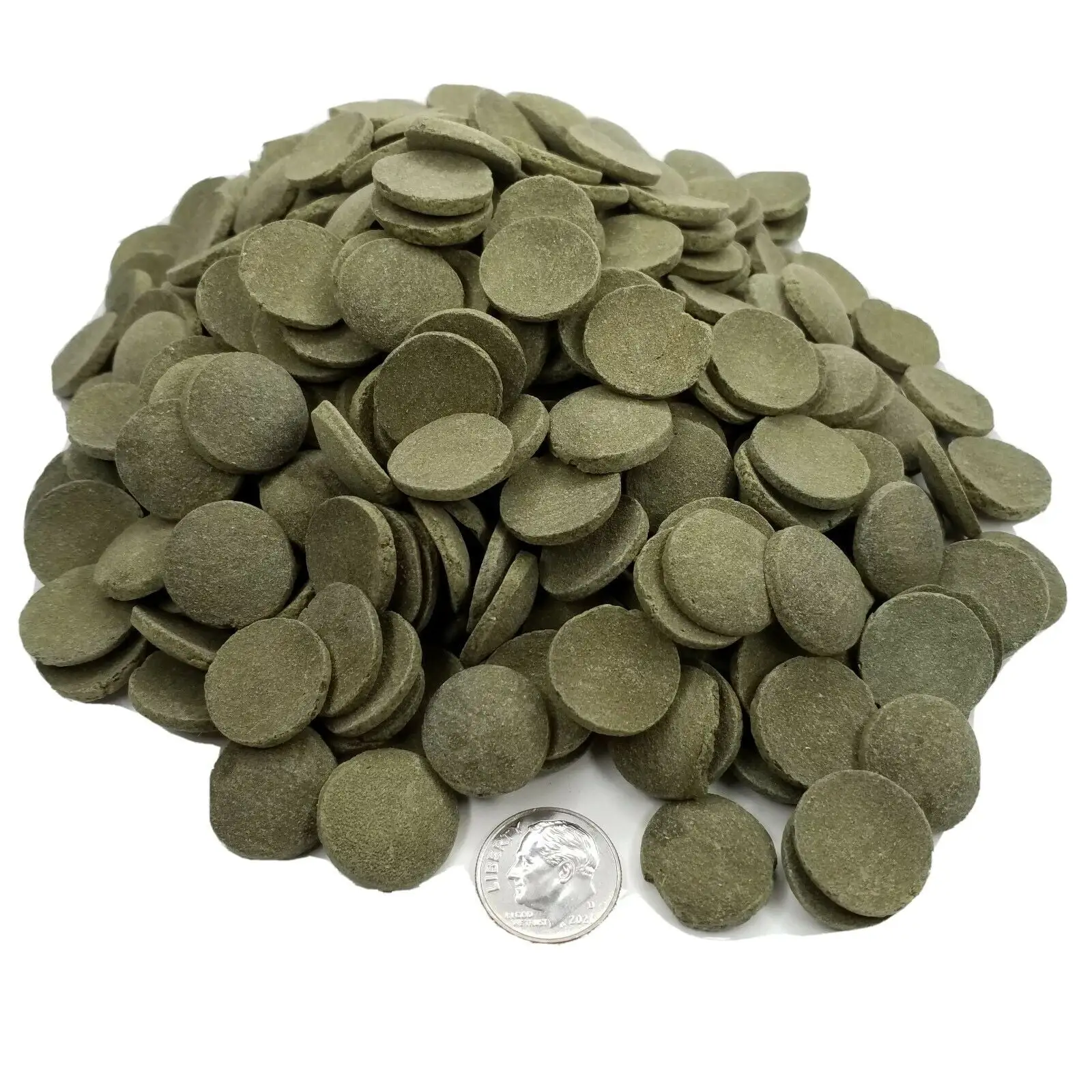 Sinking Wafers of Algae. Spirulina & Vegetables. Ideal for Plecos. Bottom Fish. Catfish. Shrimp. Snails. Crayfish. All Herbivorous and Omnivorous Tropical Fish. - Zeigler Style AFI Wafersa?|5-lbs