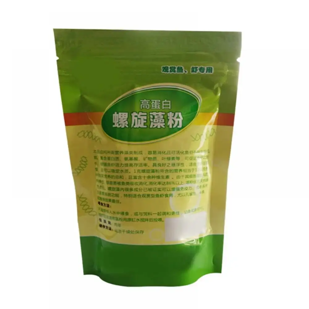 Ornamental Fish Forages Spirulina Powders-Healthy Ocean Nutrition Fish Food for Tropical Fish.100g