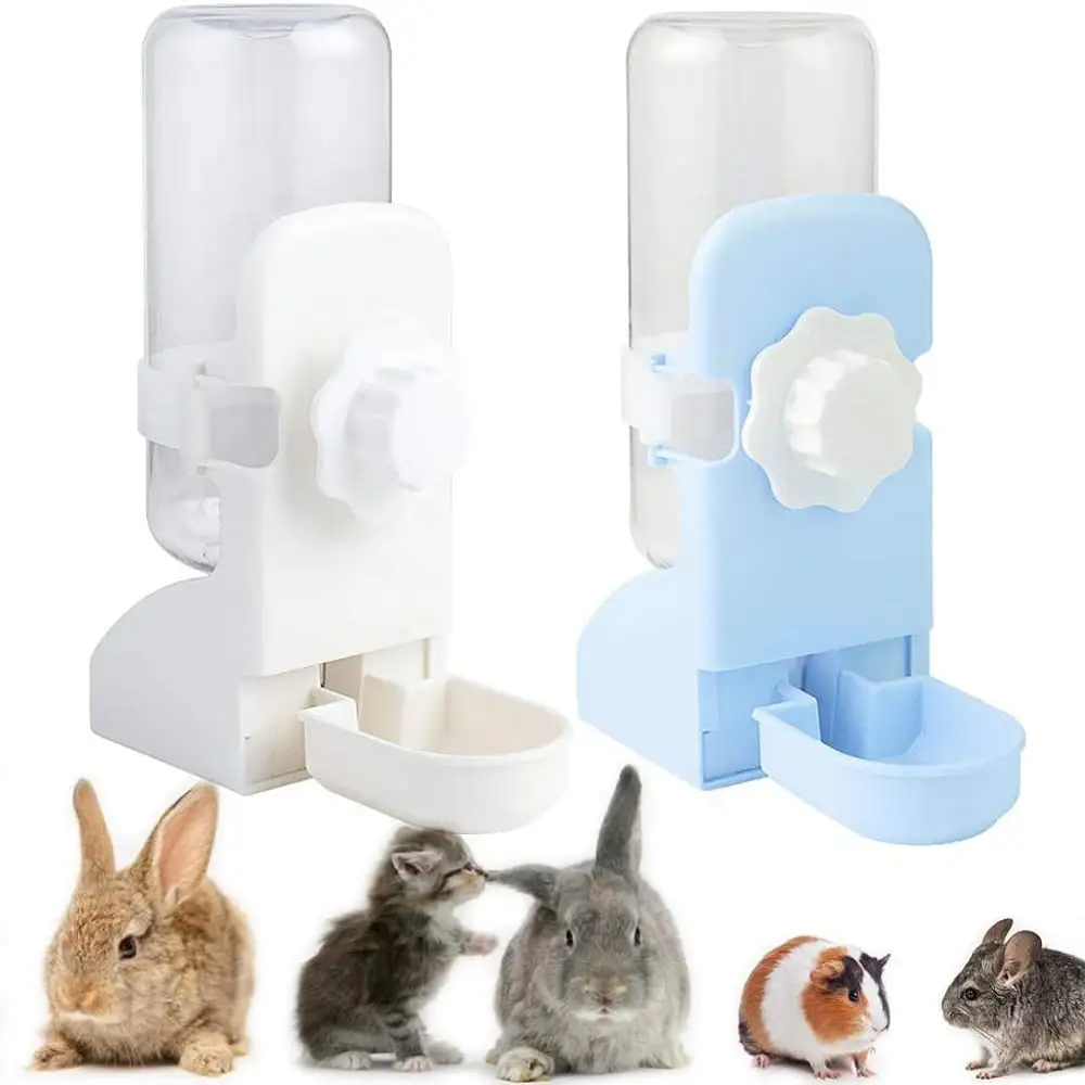 Small Animal Water Bottle Cage Dispenser Waterer Pets Crate Drinker for Bunny Ferret Guinea Pig Rabbit Hamsters