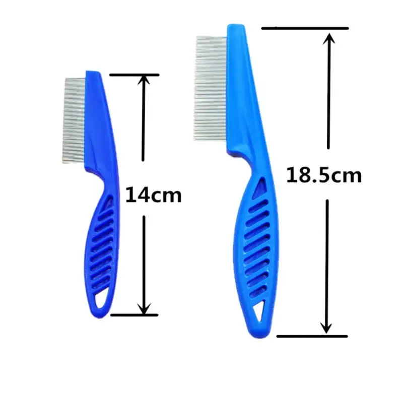 Pet Dog Cat Stainless Steel Comb Hair Brush Shedding Flea Lice Trimmer Grooming