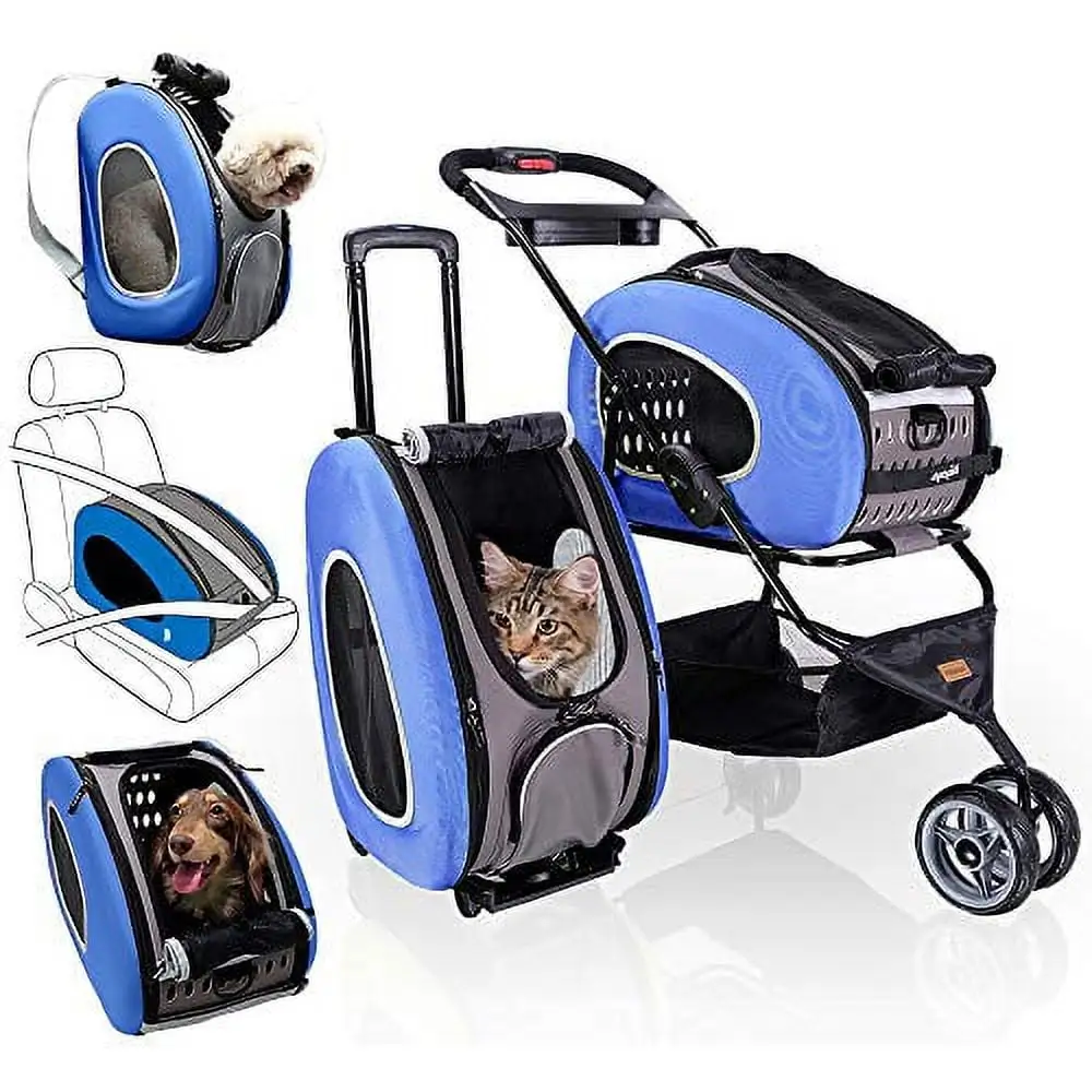 5-in-1 Combo EVA pet carrier/stroller