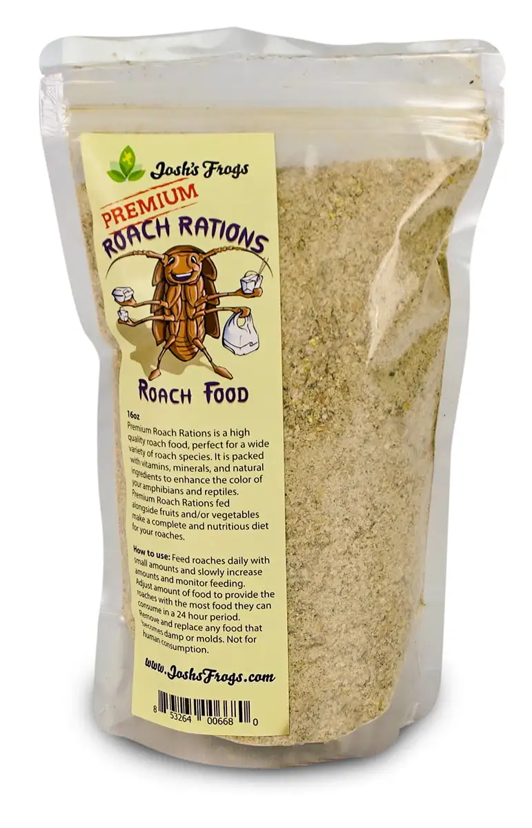 Josh's Frogs Roach Rations Premium Roach Gutloading Food for Reptiles (24 oz)