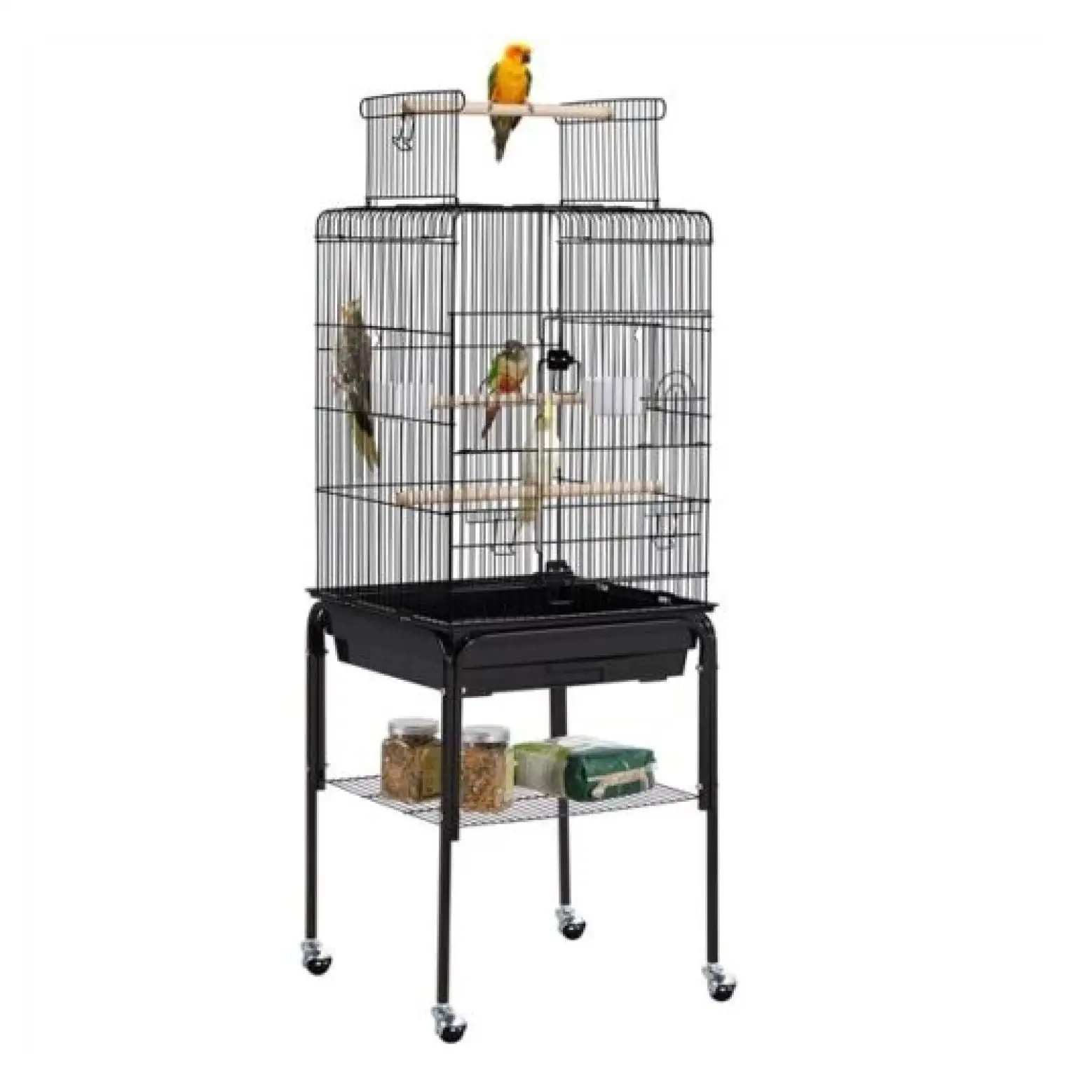 53.5inch Height Play Top Cage Iron Parrot Parakeet Cage for Small