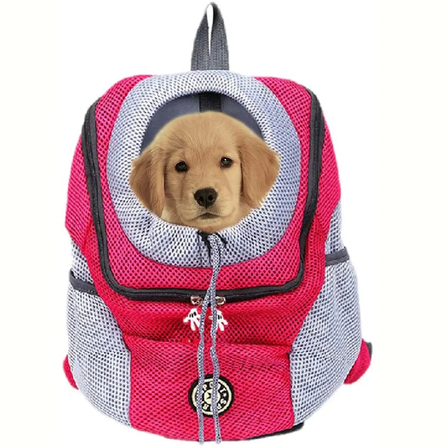 Pet Carrier Backpack for small dog cat. Hands-Free Pet Travel Bag. Breathable Head-Out Design and Waterproof Bottom for Hiking & Travel