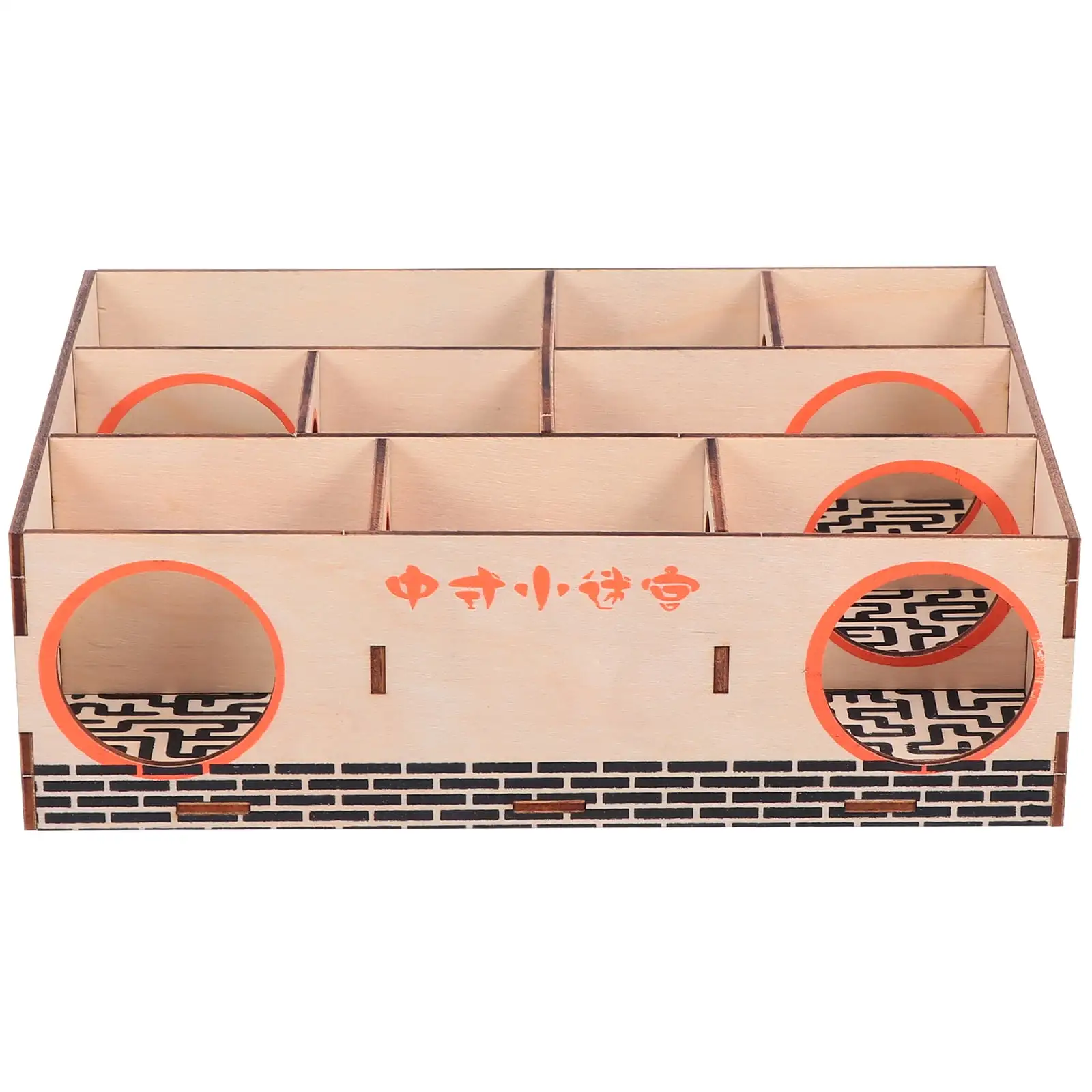 NUOLUX Hamster Wooden Maze Tunnel Pet Activity Toys for Mice Dwarf Hamster