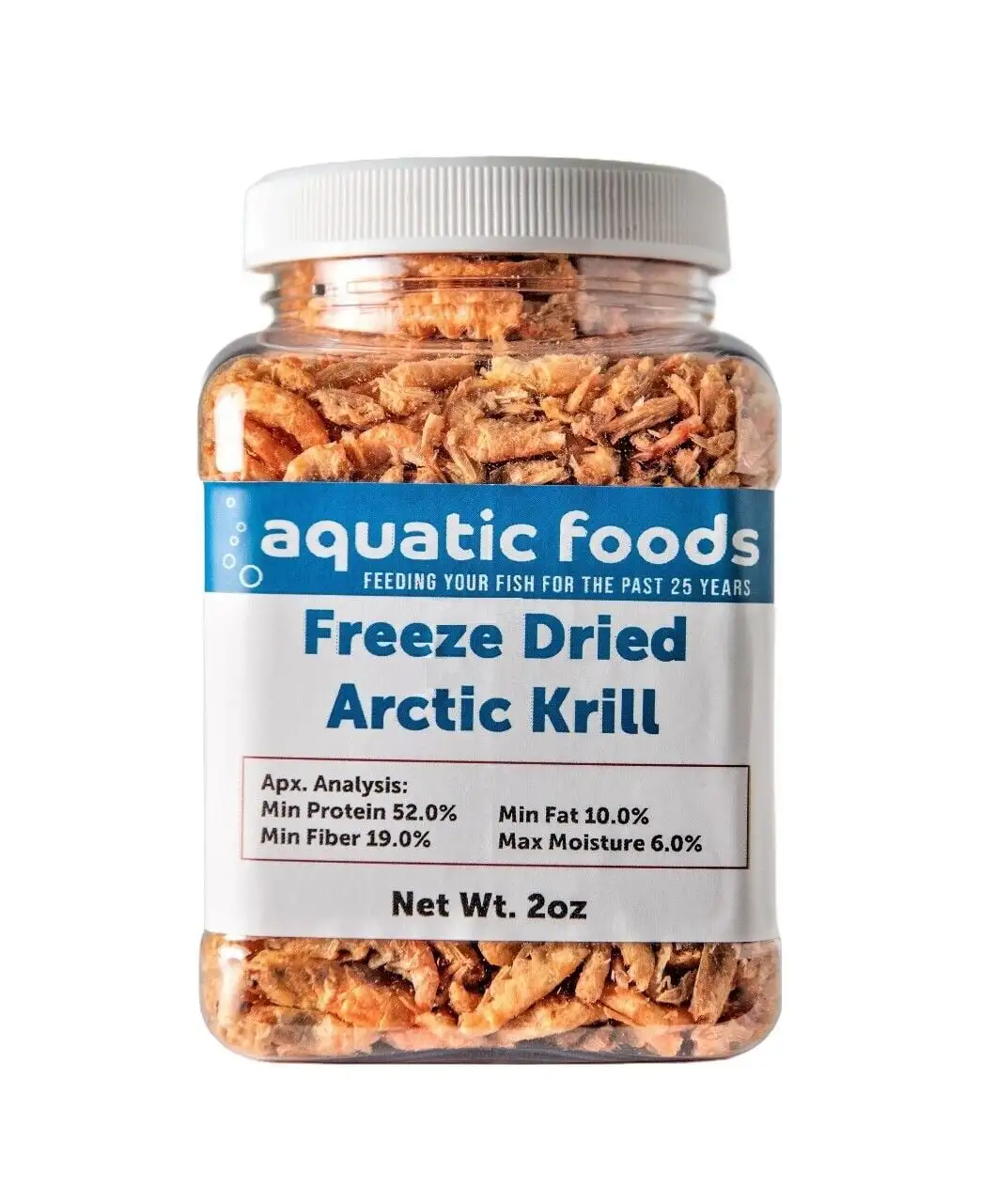 Krill Bits--Freeze Dried Floating Arctic Krill Bits. High in Natural Astaxanthin for Color for All Tropical Fish. Koi. Turtles. Reptiles. Rodents. Catsa?|2oz Small Jar