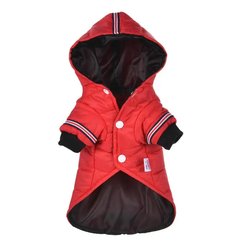 Lavaport Pet Dog Cat Waterproof Hoodie Jacket Rain Coat Jumpsuit Clothes For Winter