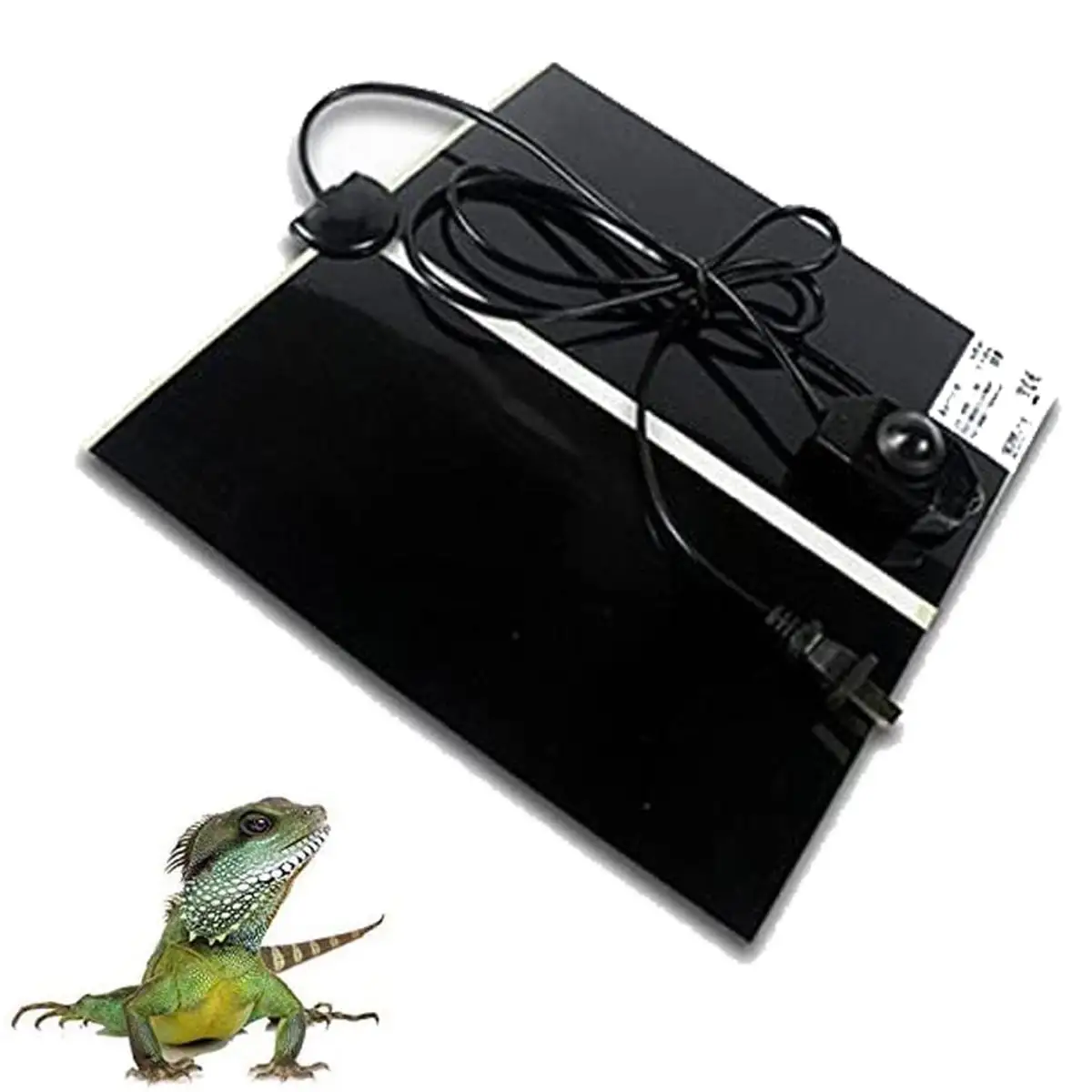 Walbest Reptile Heating Pad. 5W Waterproof Reptile Heat Pad Under Tank Terrarium with Temperature Control. Safety Adjustable Reptile Heat Mat for Turtle. Tortoise. Snakes. Lizard. Gecko (EU Plug)