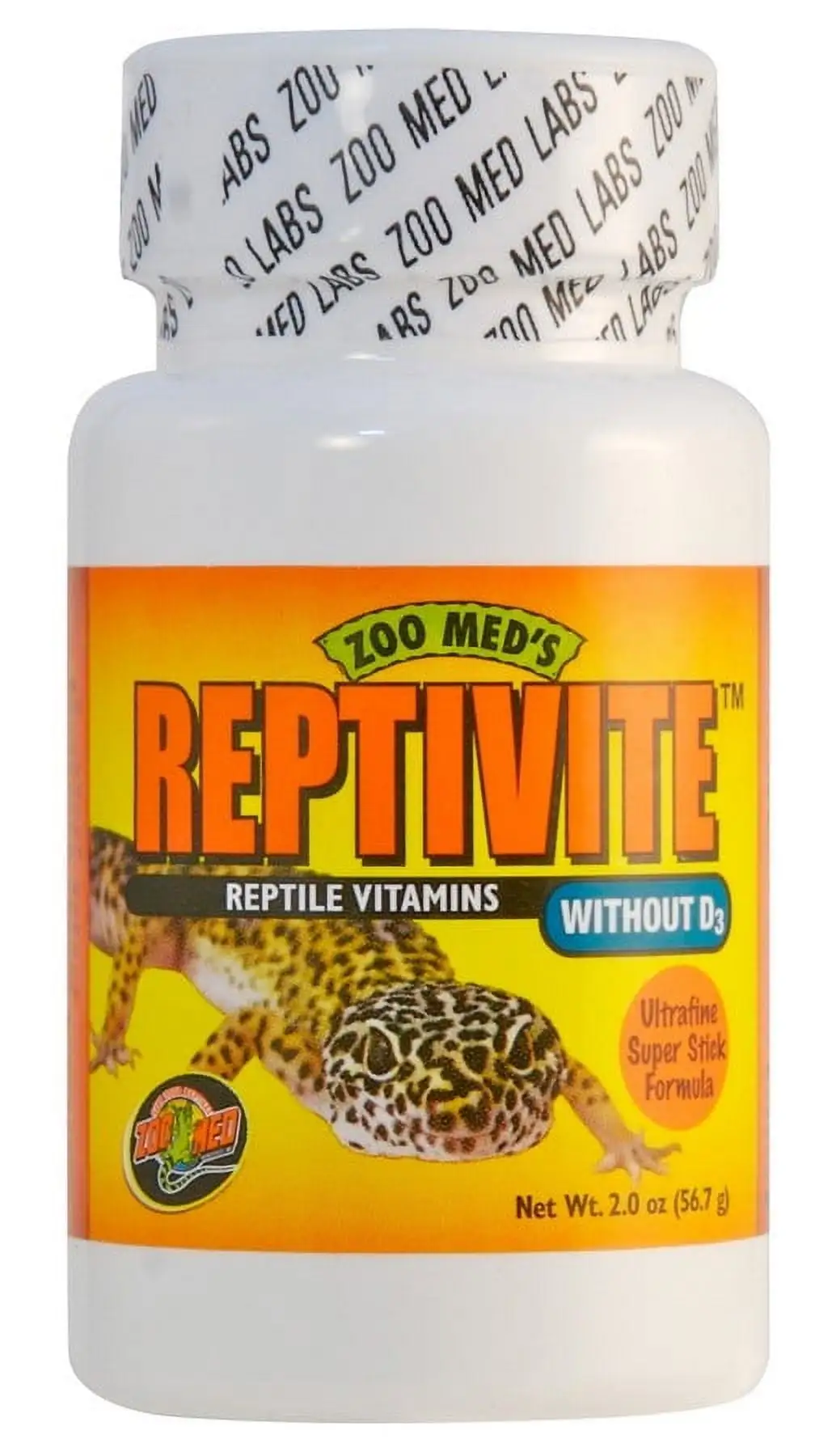 6 oz (3 x 2 oz) Zoo Med Reptivite Reptile Vitamins without D3