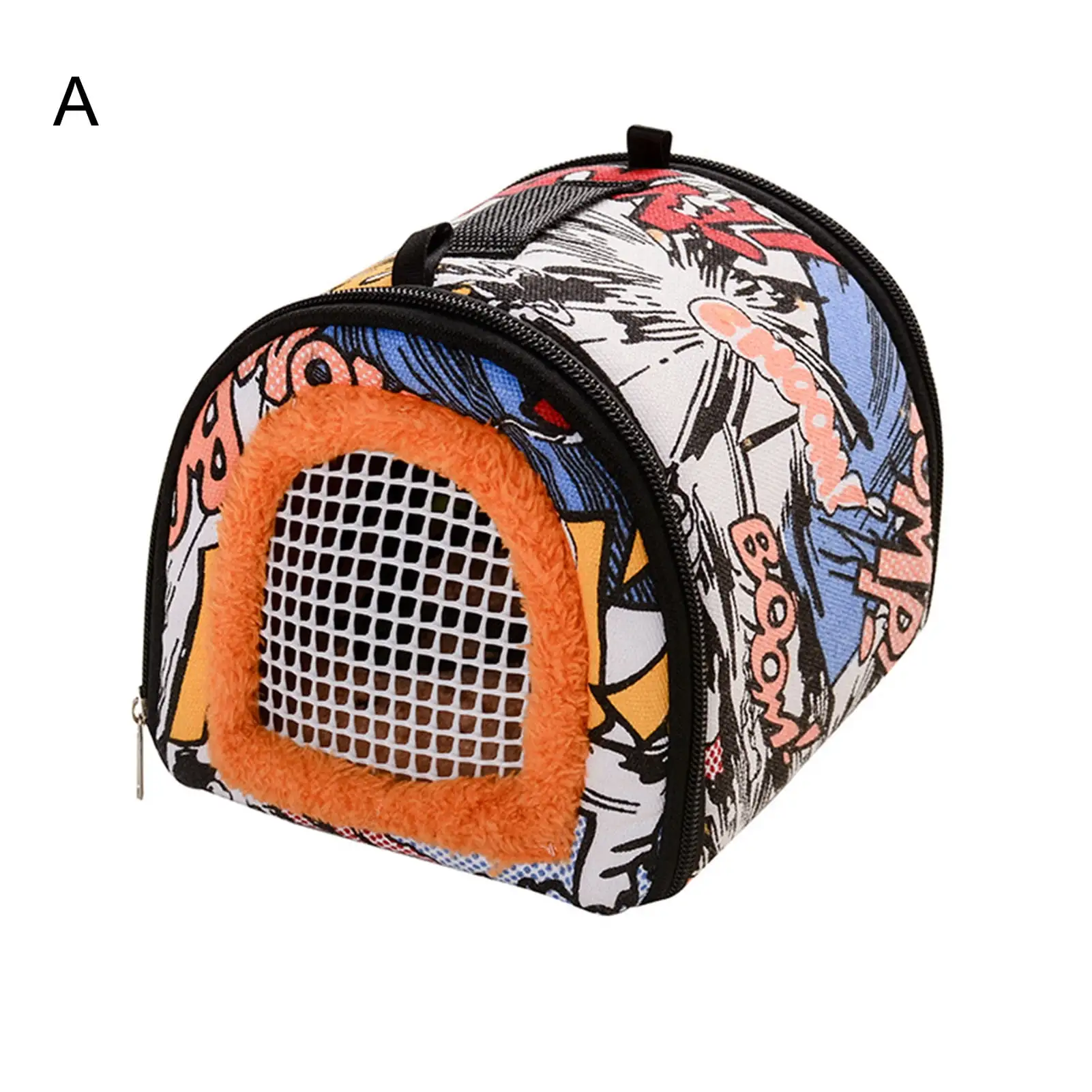 Carrier Bag Small Guinea Pig Hedgehog Carriers with Detachable Strap Double Zipper Travel Pets Small Guinea Pig Chinchillas Hamster Rat Hedgehog Sling Carry Bag for Small Animals