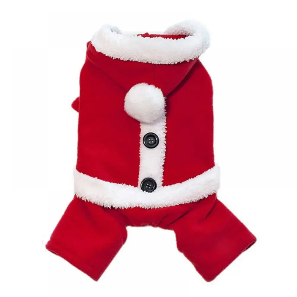 Christmas Dog Pajamas Adorable Puppy Clothes Jumpsuit Pet Apparel Soft Cotton Cat Coat. XXL