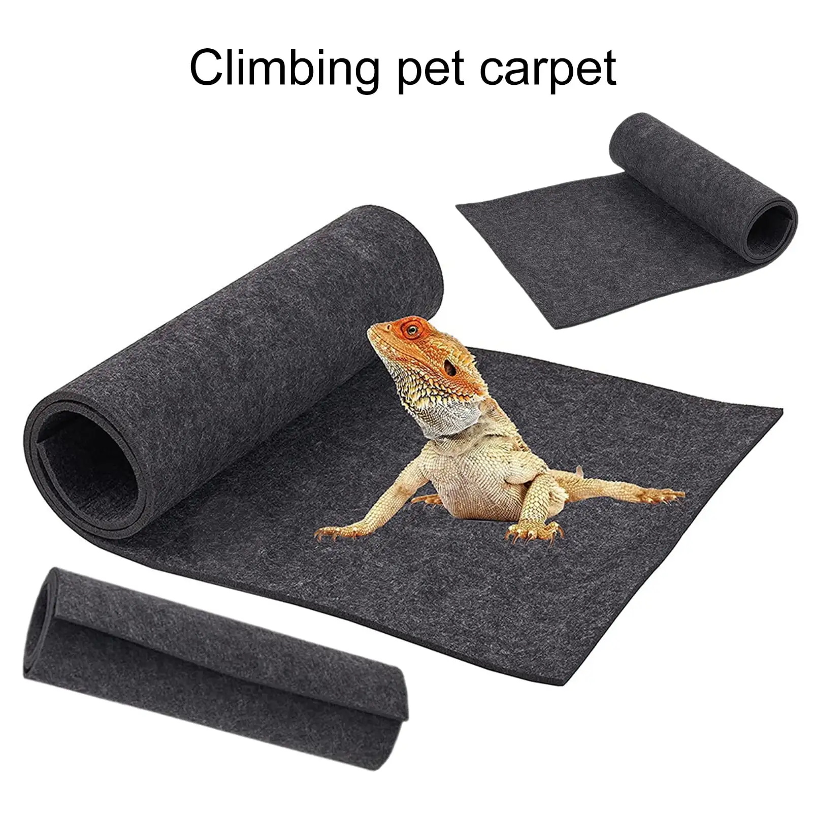 Waroomhouse Reptile Carpet Soft Convenient Wear-Resistant Reptile Lizard Turtle Landscaping Pad Pet Supplies