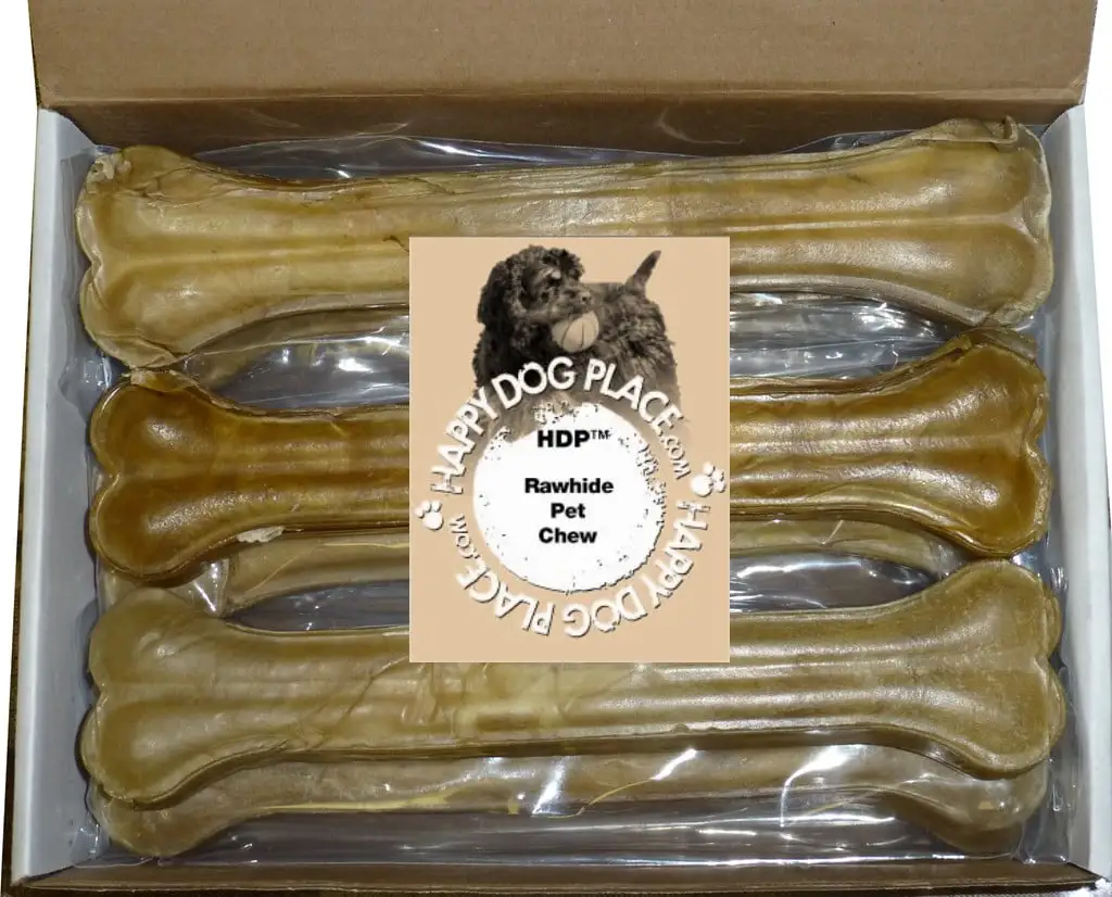 HDP Premium Pressed Rawhide Bones 12 Size:Pack of 10