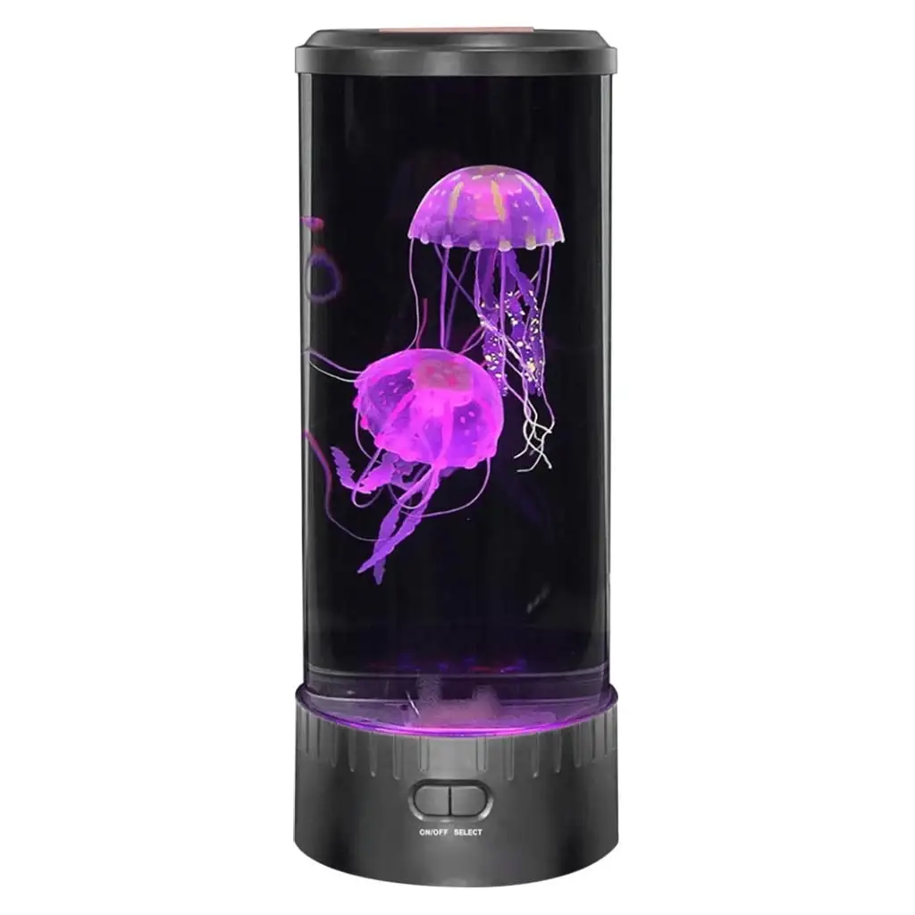 LBECLEY Chinese Smart Home Gadgets The Hypnoti Color Seven Light Led Aquarium Ocean Smart Home Photography Accessories Gaming Accessories for Pc Setup Black One Size