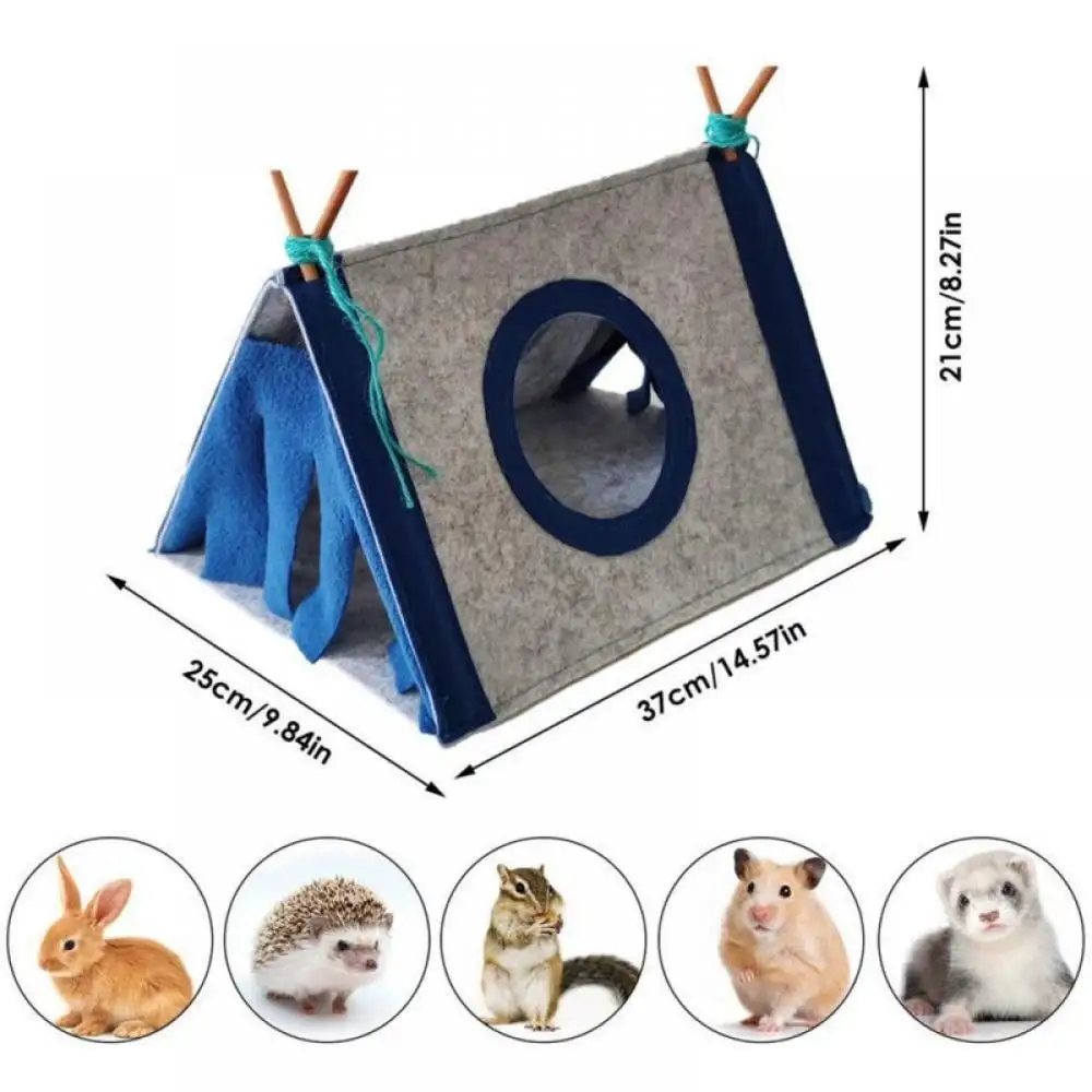 Monfince Small Pet Nest Felt Tent Rabbit Nest Hamster House Hamster Cage Large Guinea Pig Cage Guinea Pig Accessories Small Animal Bed