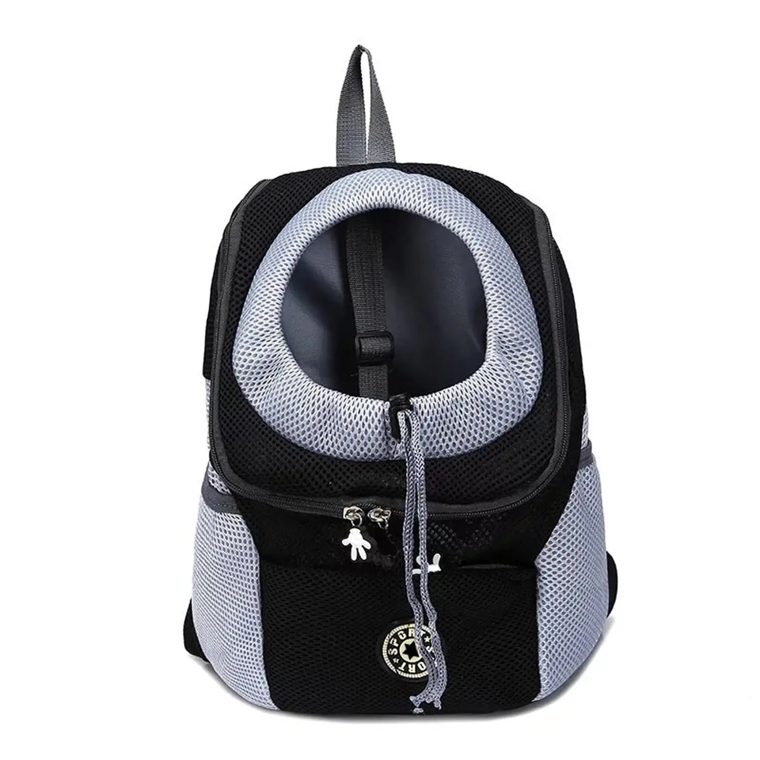 Cat Dog Carrier Bag Outdoor Double Shoulder Backpack Portable Travel Mesh Backpack Pet Supplies