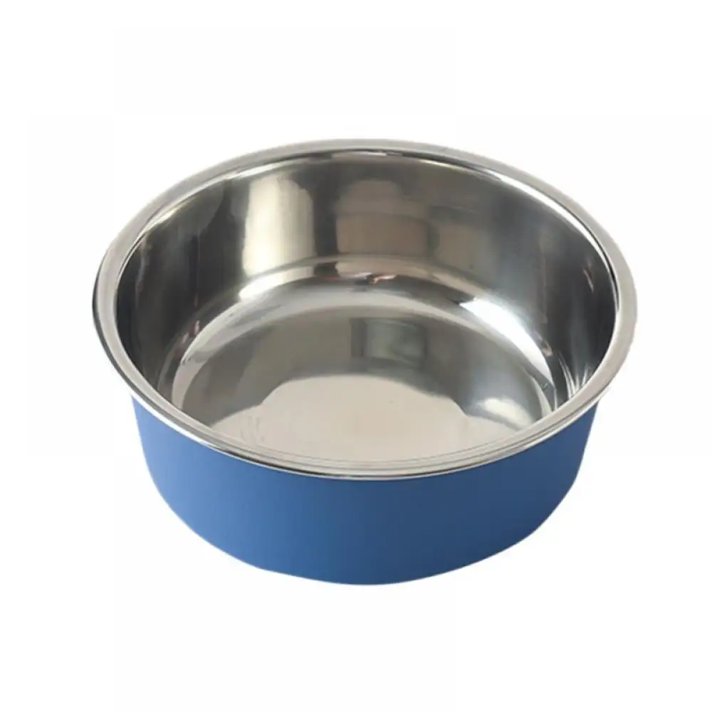 Topumt Premium Stainless Steel Dog Bowls. Heavy Duty. Anti-Rust. Non-Slip Silicone Bottom Ring. Best for Small. Medium and Large Dogs