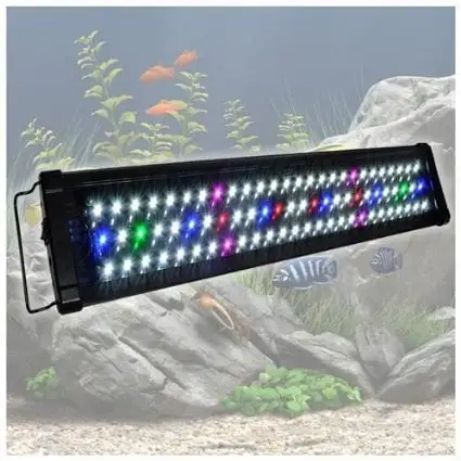 78 LED Aquarium Light Hood with Extendable Brackets. 24-Inch to 30-Inch