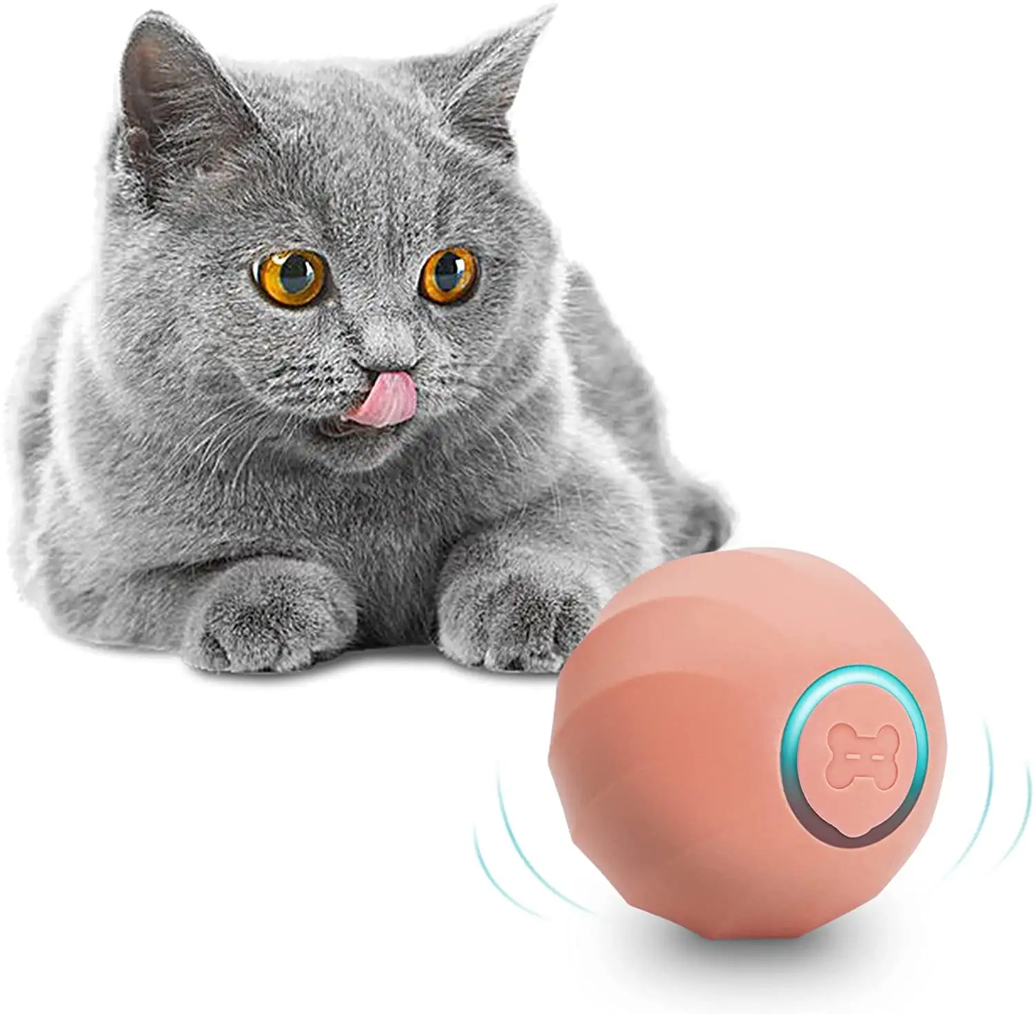 Cheerble Ice Cream Ball. Smart Interactive Cat Toy Ball