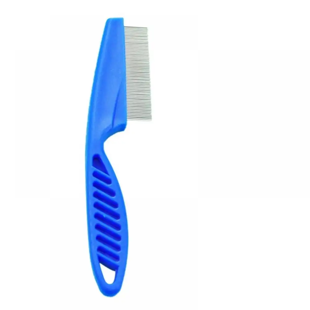 Dog Cat Comb for Grooming Dematting Mats Hair. Stainless Steel Cat Brush for Shedding and Grooming Long Haired Cats